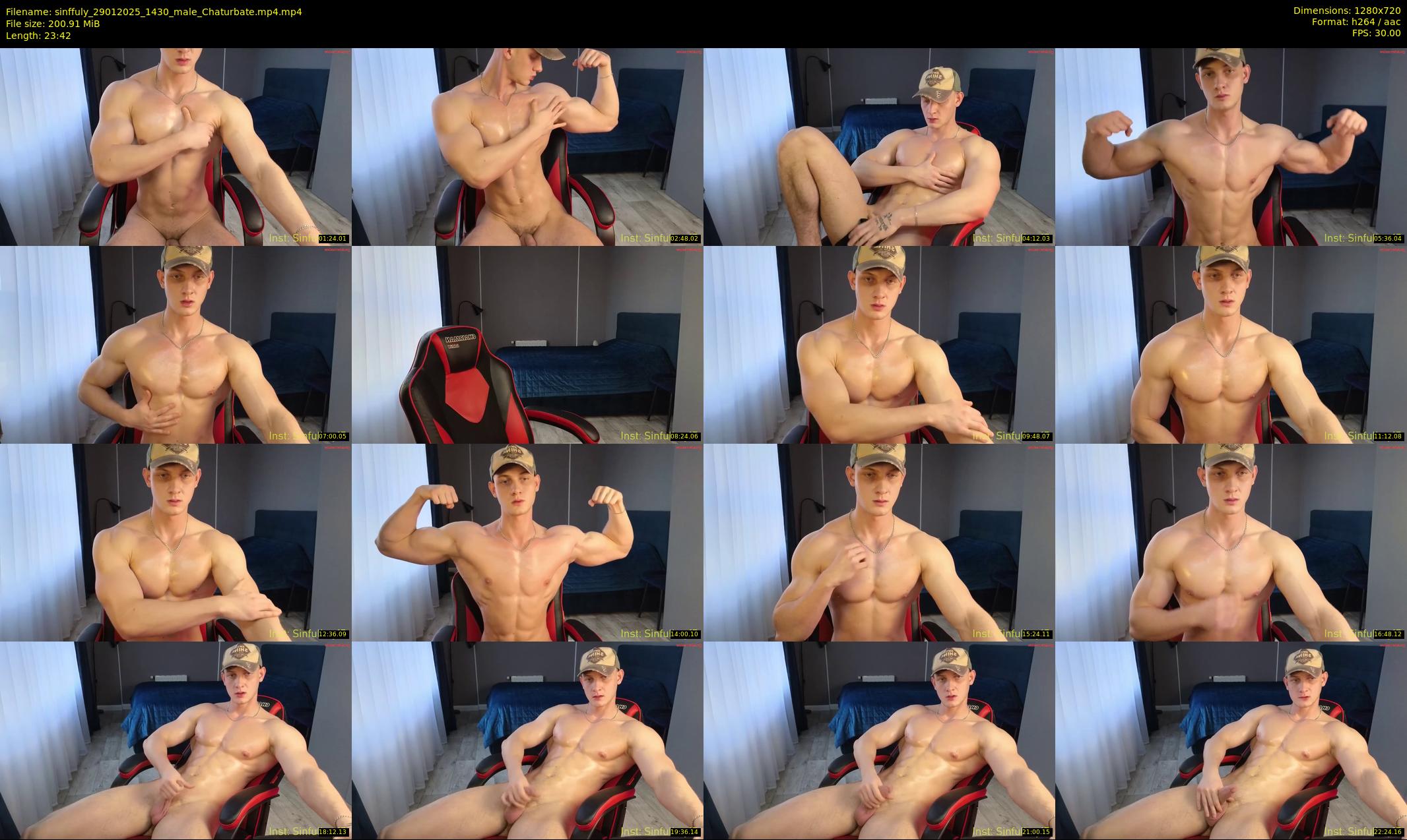 sinffuly — 24 minute Chaturbate male cam show recording, 720p, Jan 29, 2025