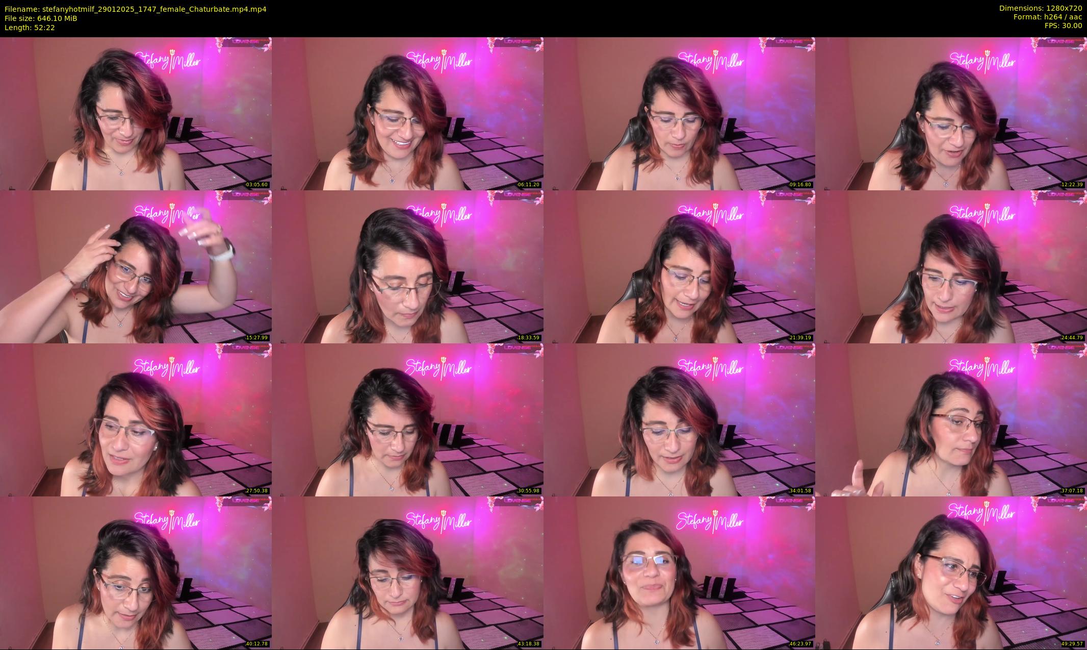 stefanyhotmilf — 53 minute Chaturbate female cam show recording, 720p, Jan 29, 2025