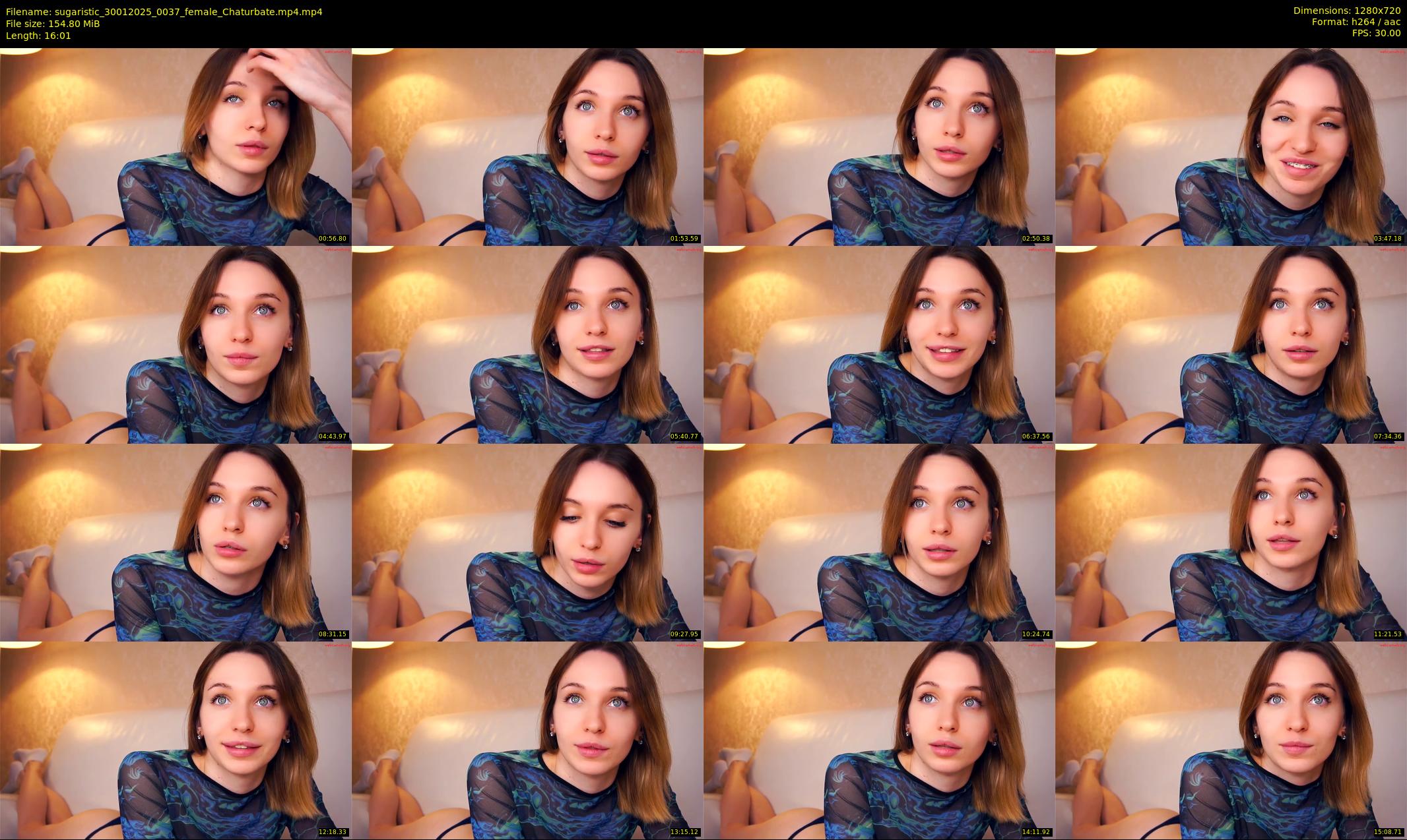sugaristic — 17 minute Chaturbate female cam show recording, 720p, Jan 30, 2025
