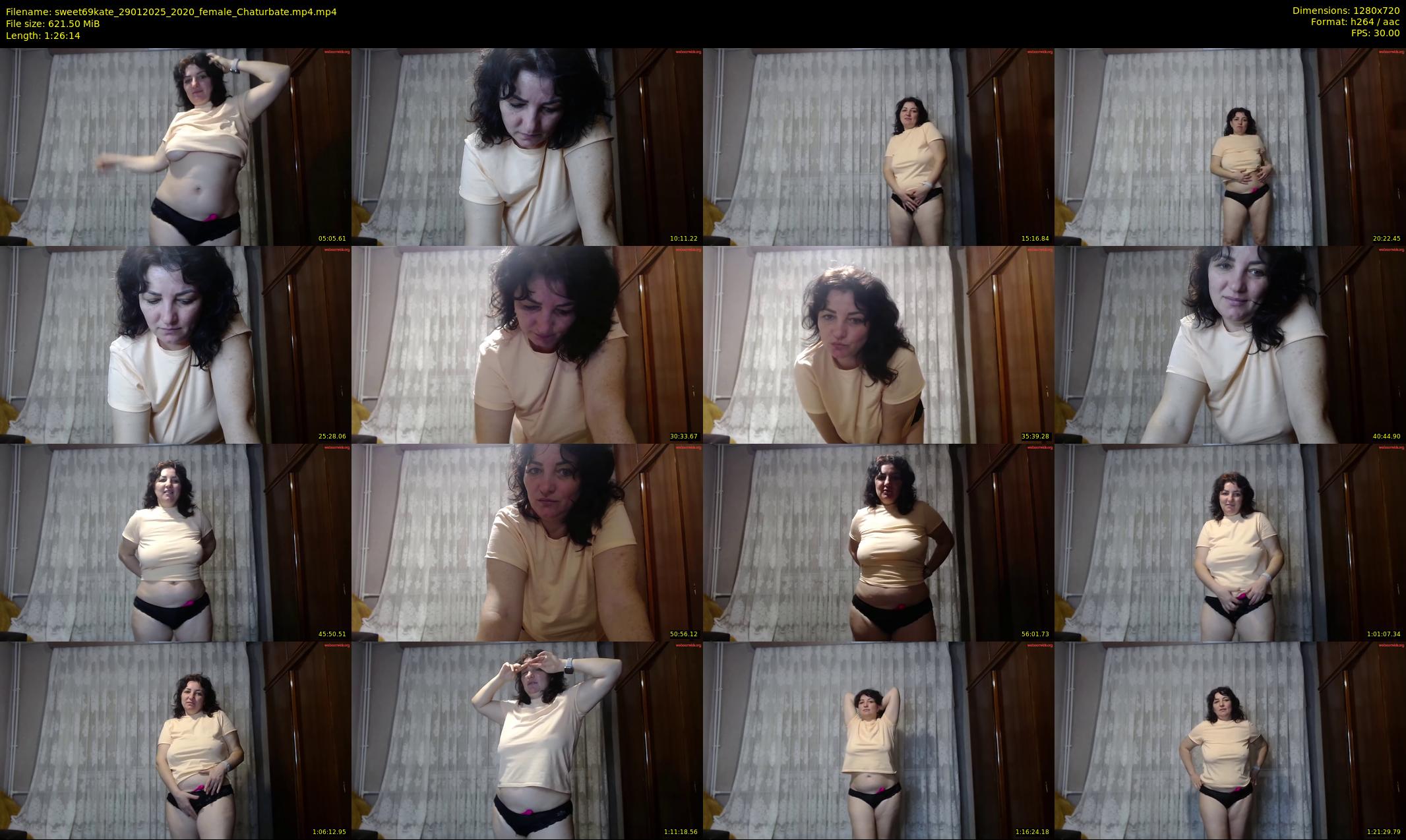sweet69kate — 87 minute Chaturbate female cam show recording, 720p, Jan 29, 2025