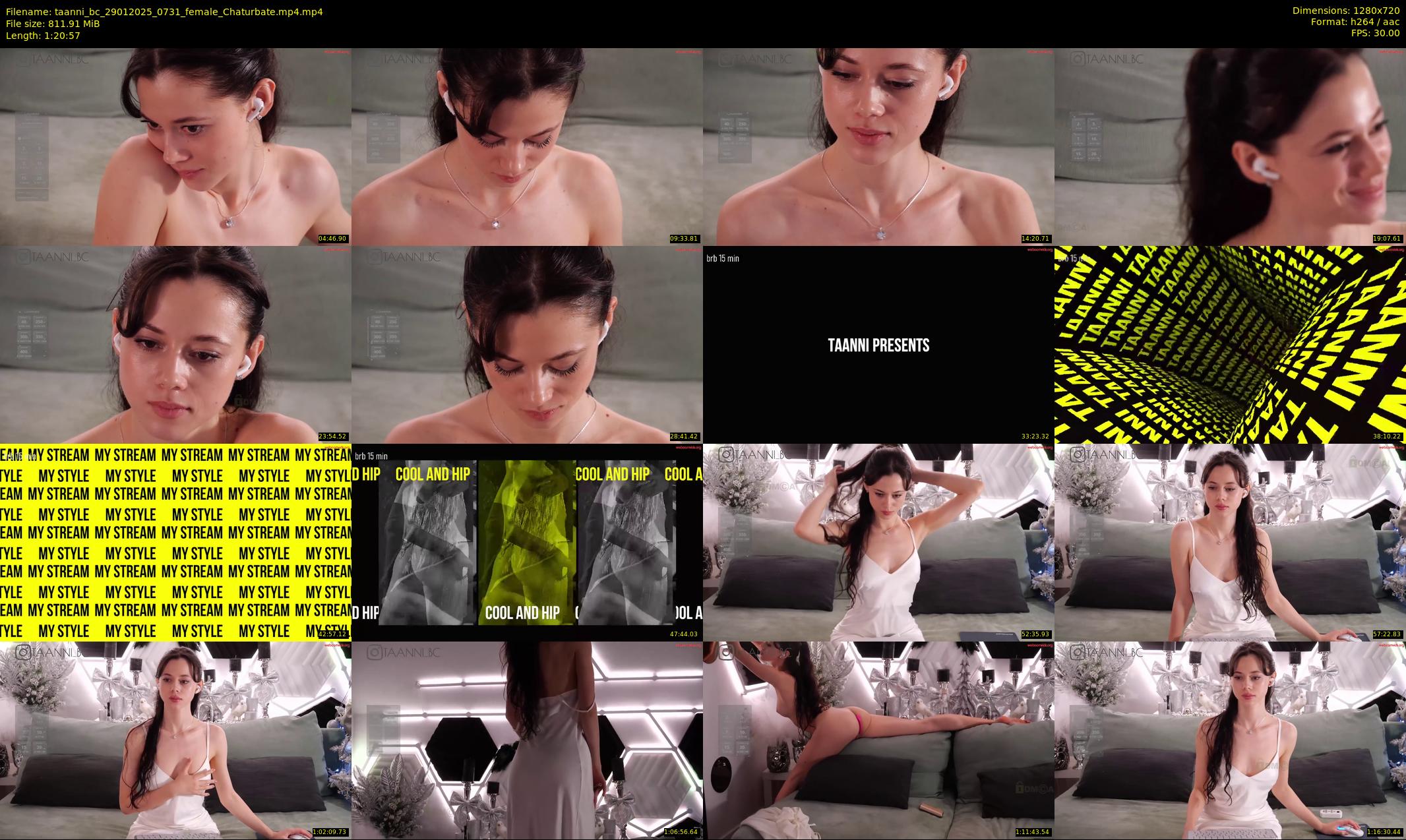 taanni_bc — 81 minute Chaturbate female cam show recording, 720p, Jan 29, 2025