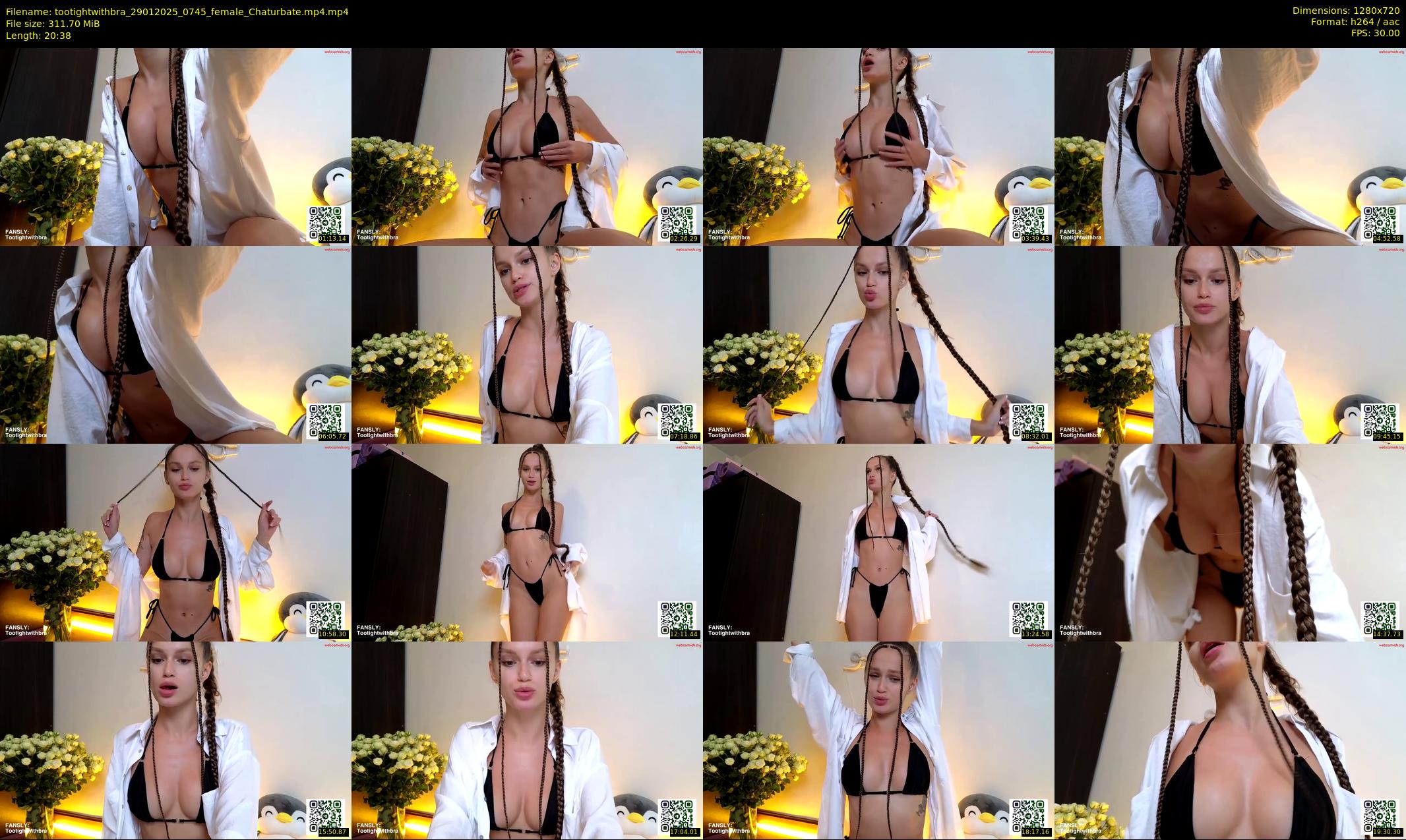 tootightwithbra — 21 minute Chaturbate female cam show recording, 720p, Jan 29, 2025