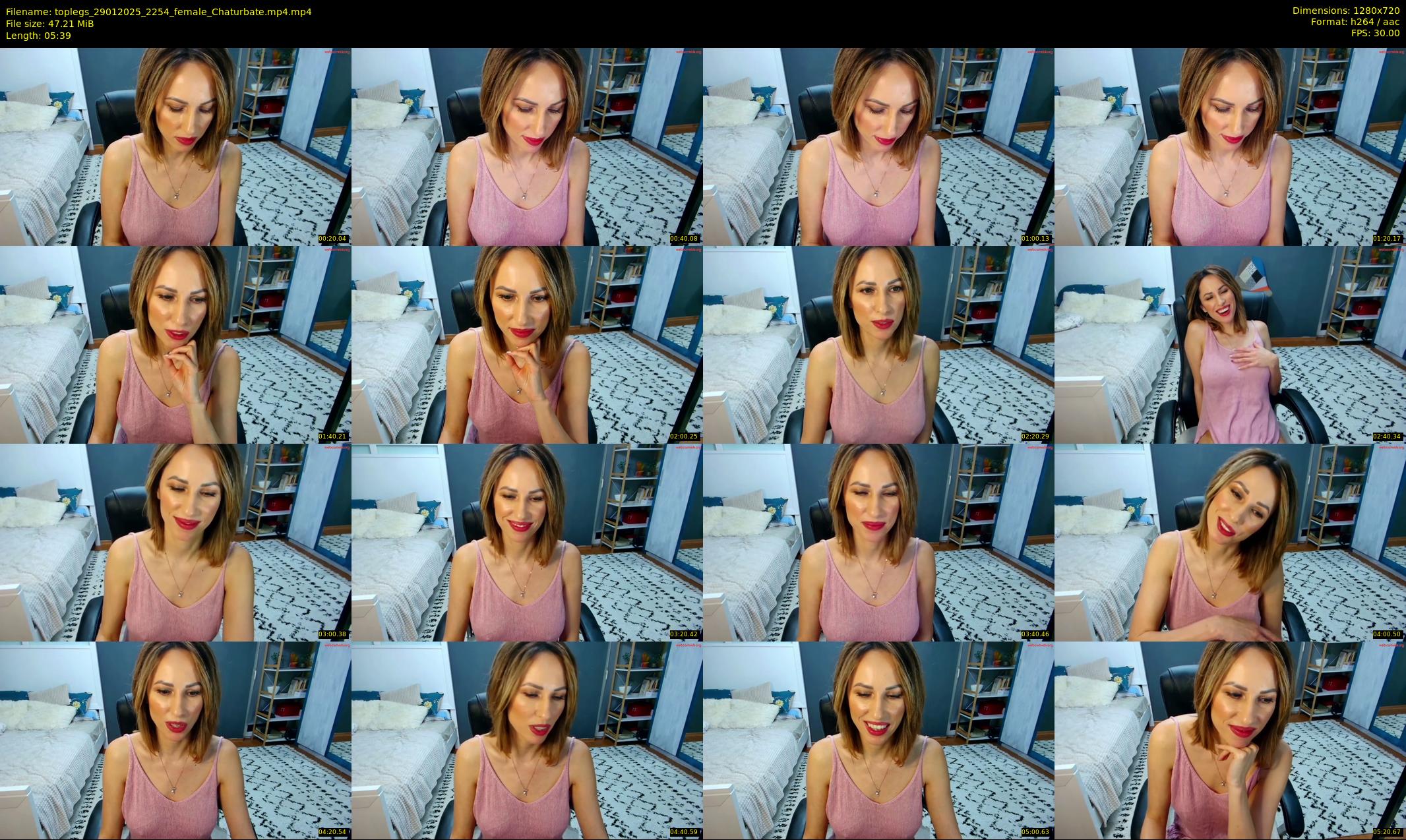 toplegs — 6 minute Chaturbate female cam show recording, 720p, Jan 29, 2025