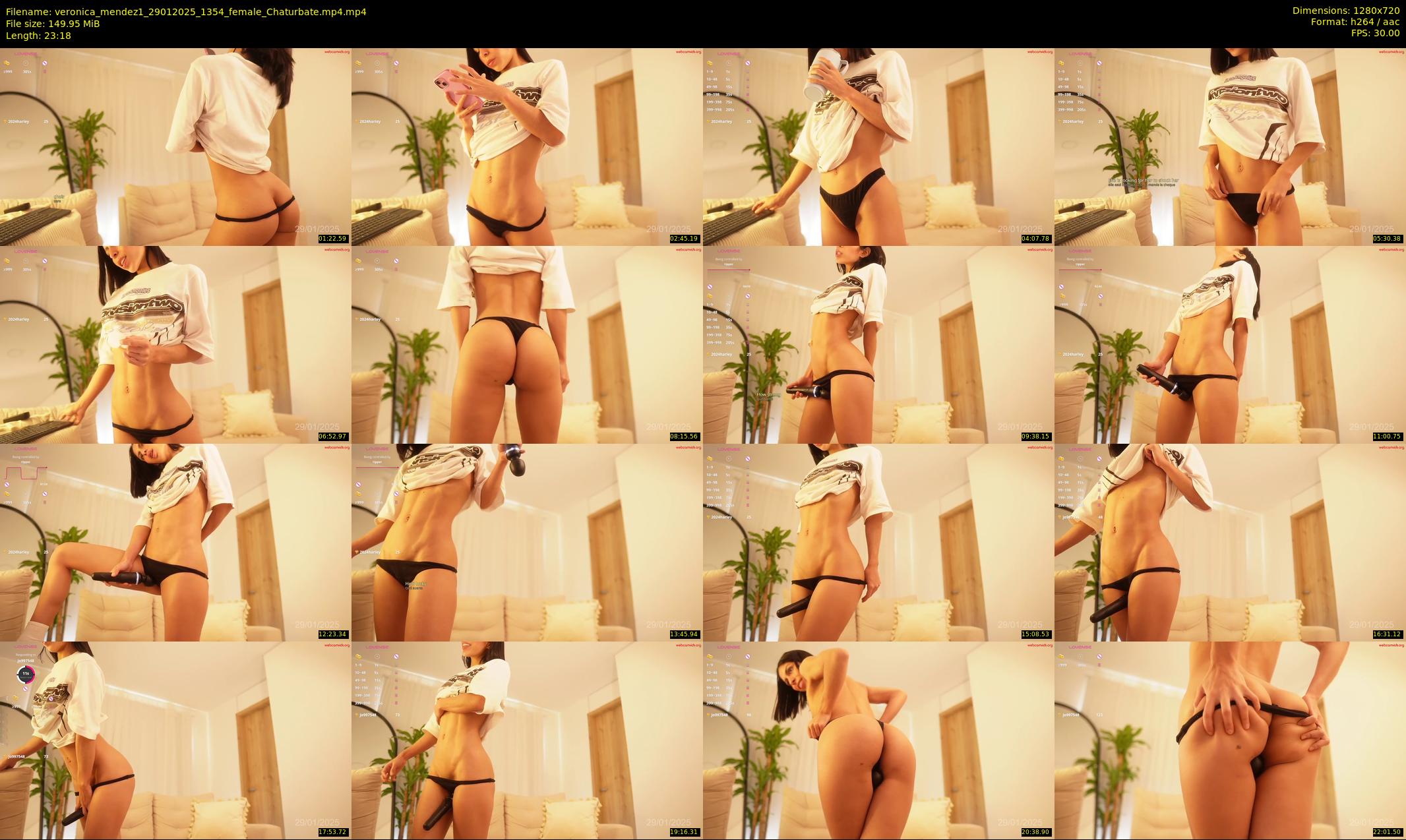 veronica_mendez1 — 24 minute Chaturbate female cam show recording, 720p, Jan 29, 2025
