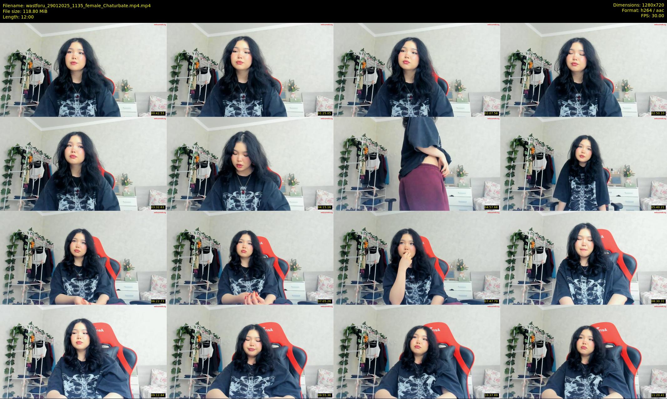 wastforu — 12 minute Chaturbate female cam show recording, 720p, Jan 29, 2025