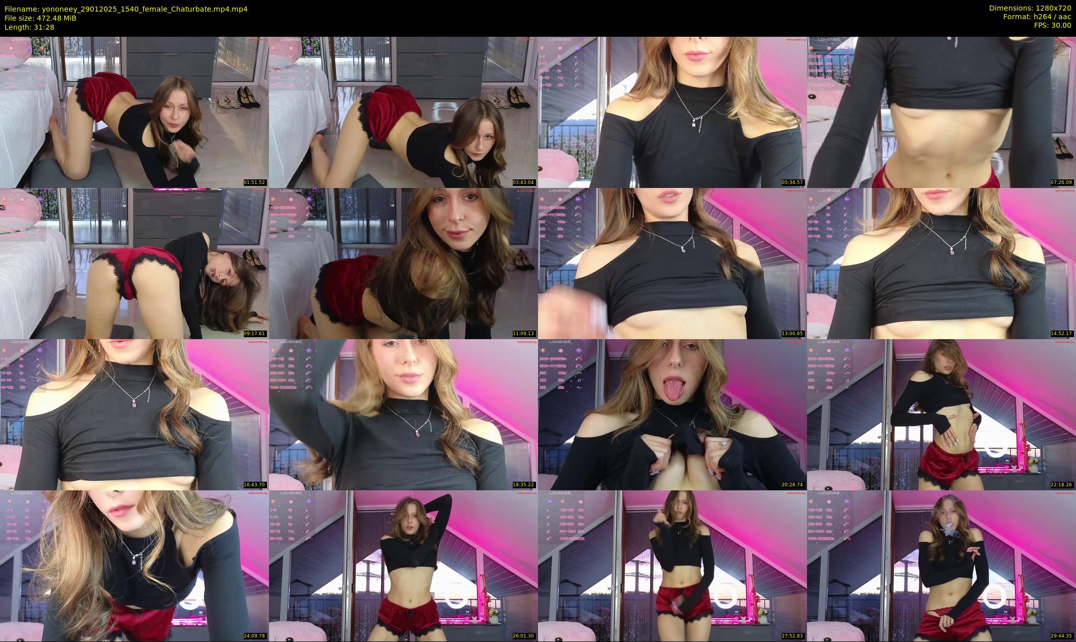 yononeey — 32 minute Chaturbate female cam show recording, 720p, Jan 29, 2025