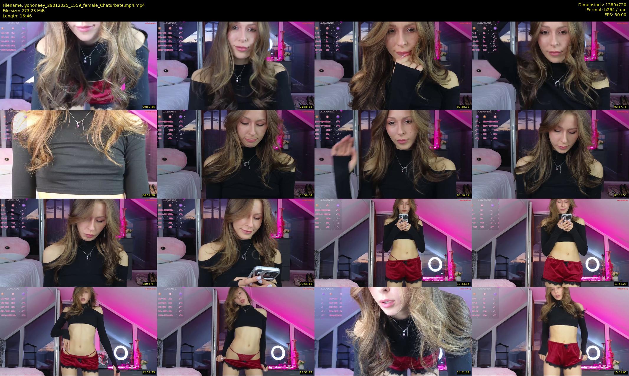 yononeey — 17 minute Chaturbate female cam show recording, 720p, Jan 29, 2025