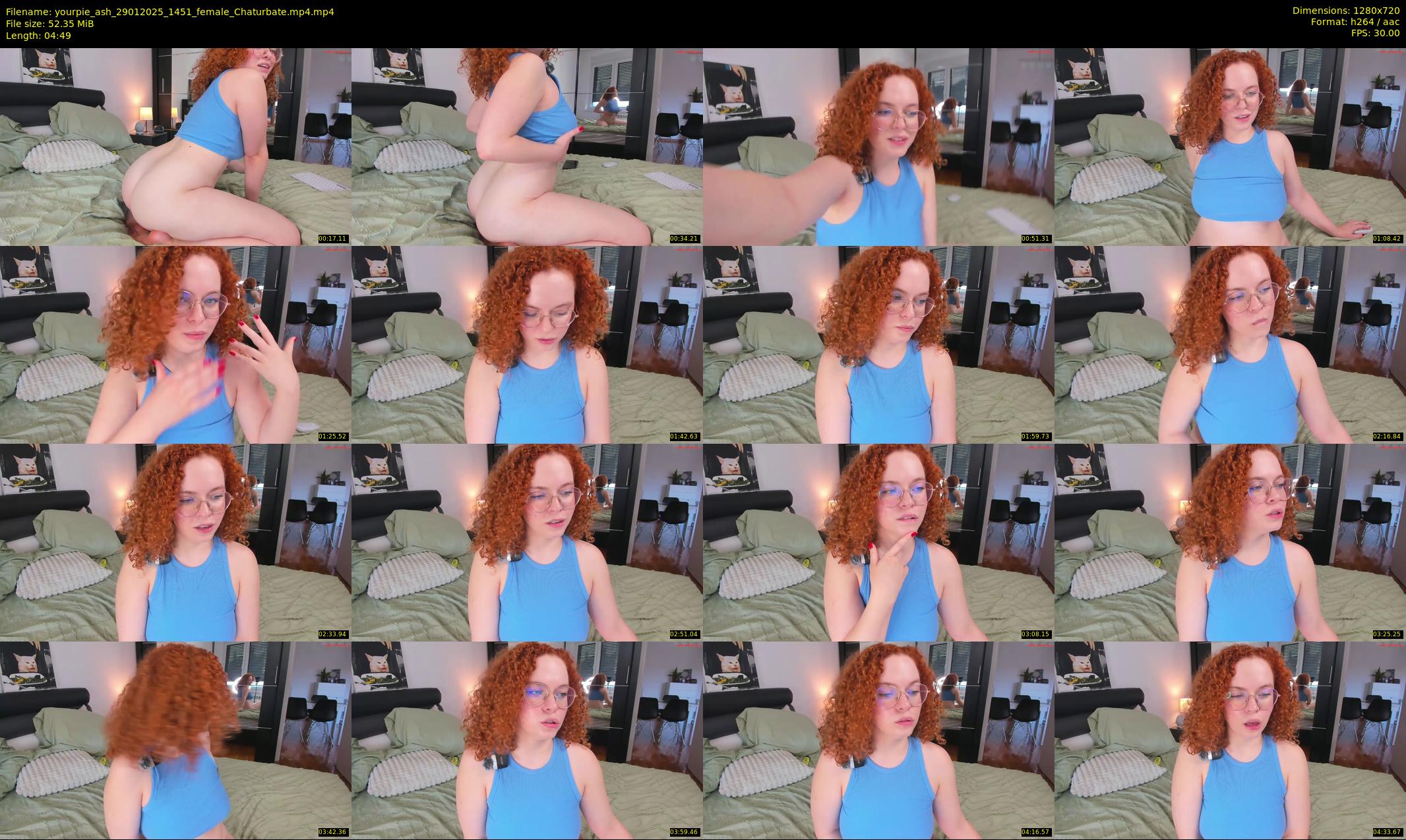 yourpie_ash — 5 minute Chaturbate female cam show recording, 720p, Jan 29, 2025