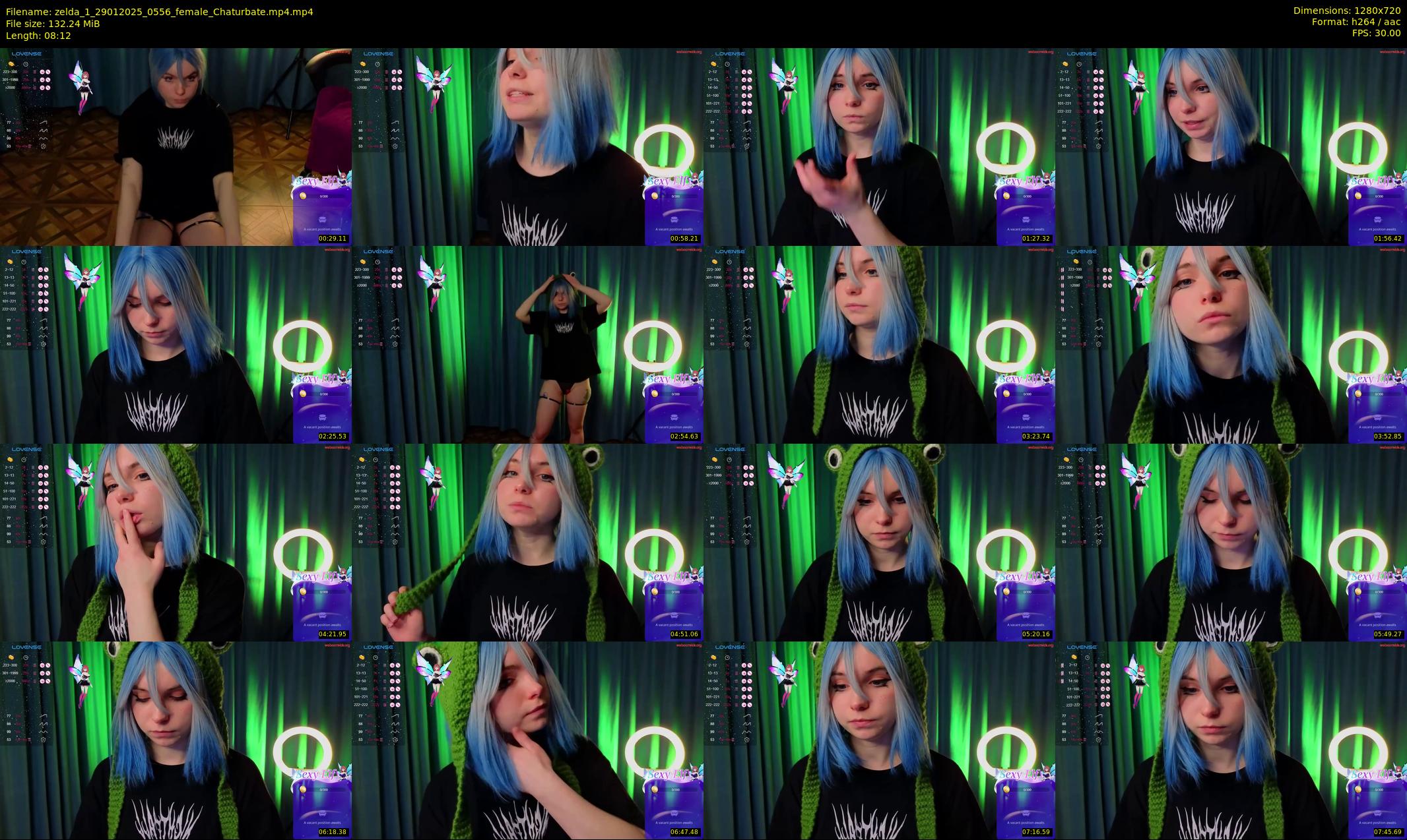 zelda_1 — 9 minute Chaturbate female cam show recording, 720p, Jan 29, 2025