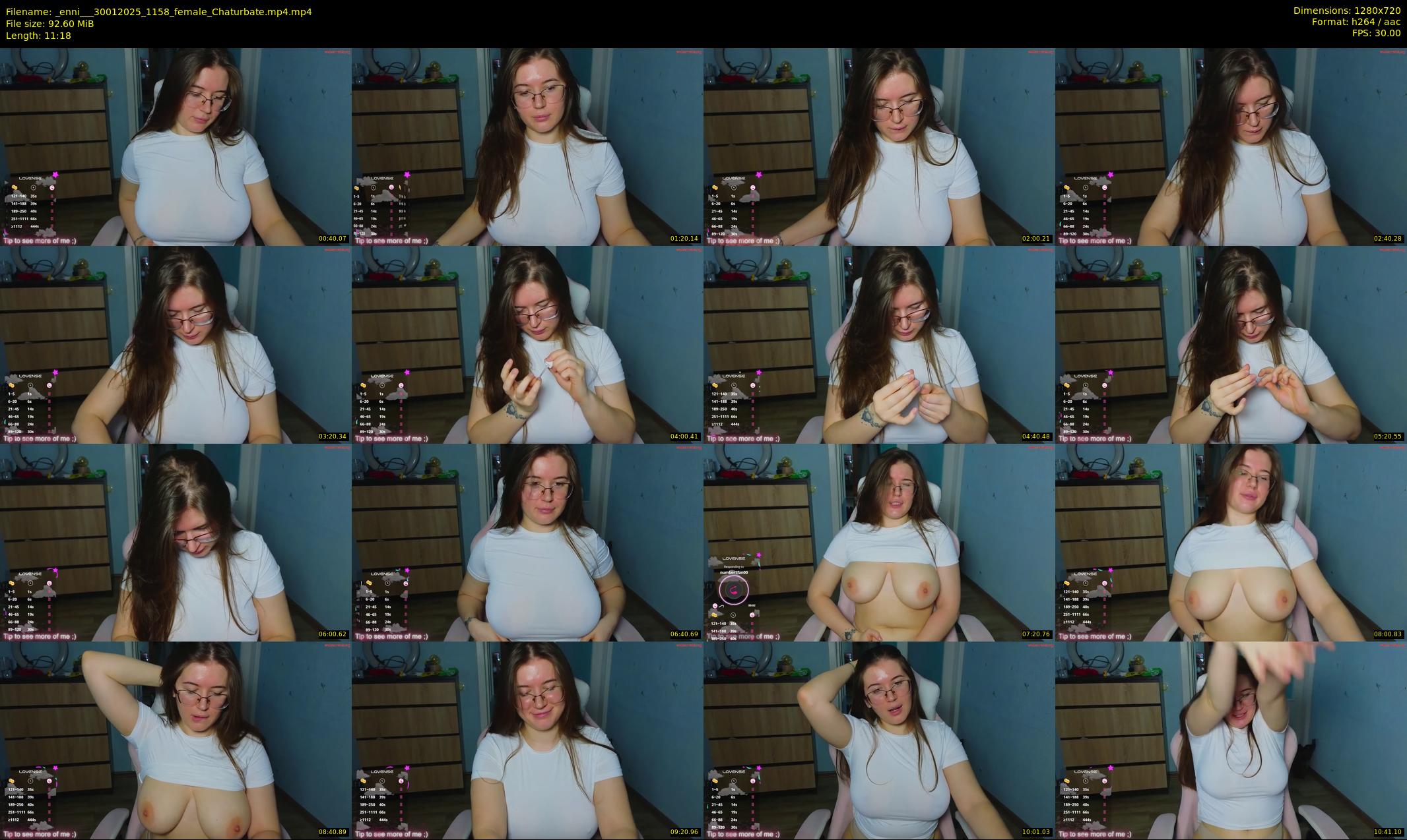 _enni__ — 12 minute Chaturbate female cam show recording, 720p, Jan 30, 2025