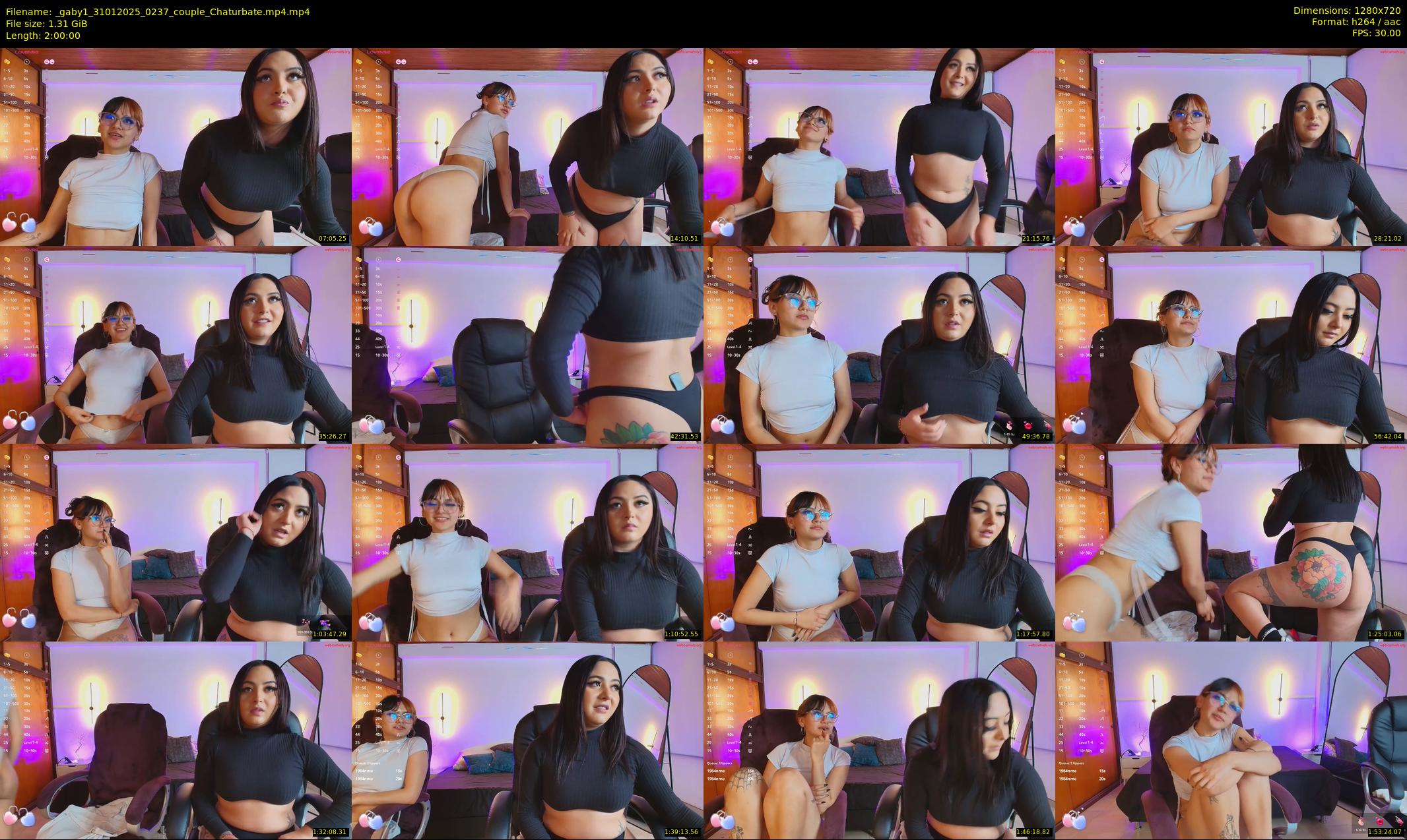 _gaby1 — 120 minute Chaturbate female cam show recording, 720p, Jan 31, 2025