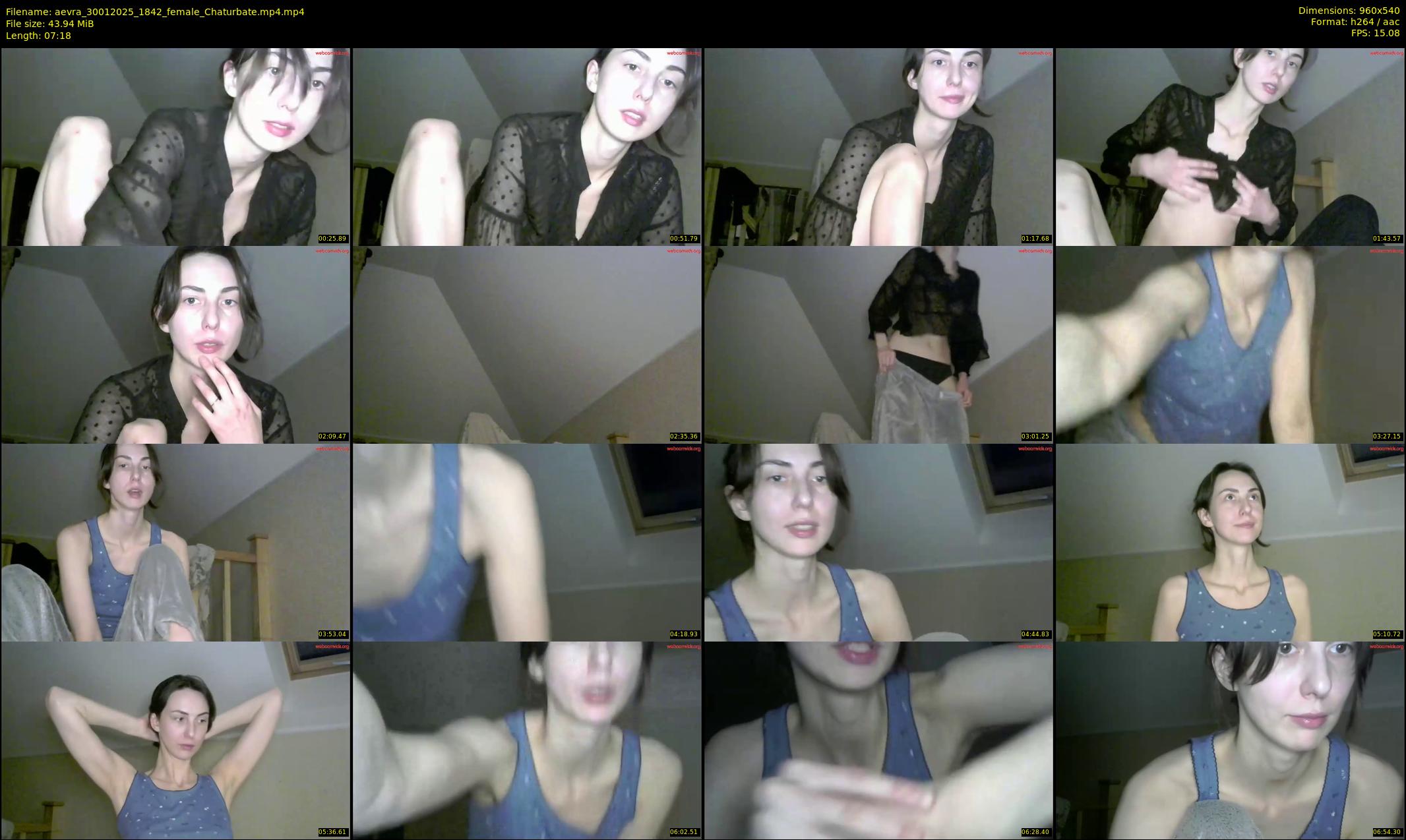 aevra — 8 minute Chaturbate female cam show recording, 480p, Jan 30, 2025