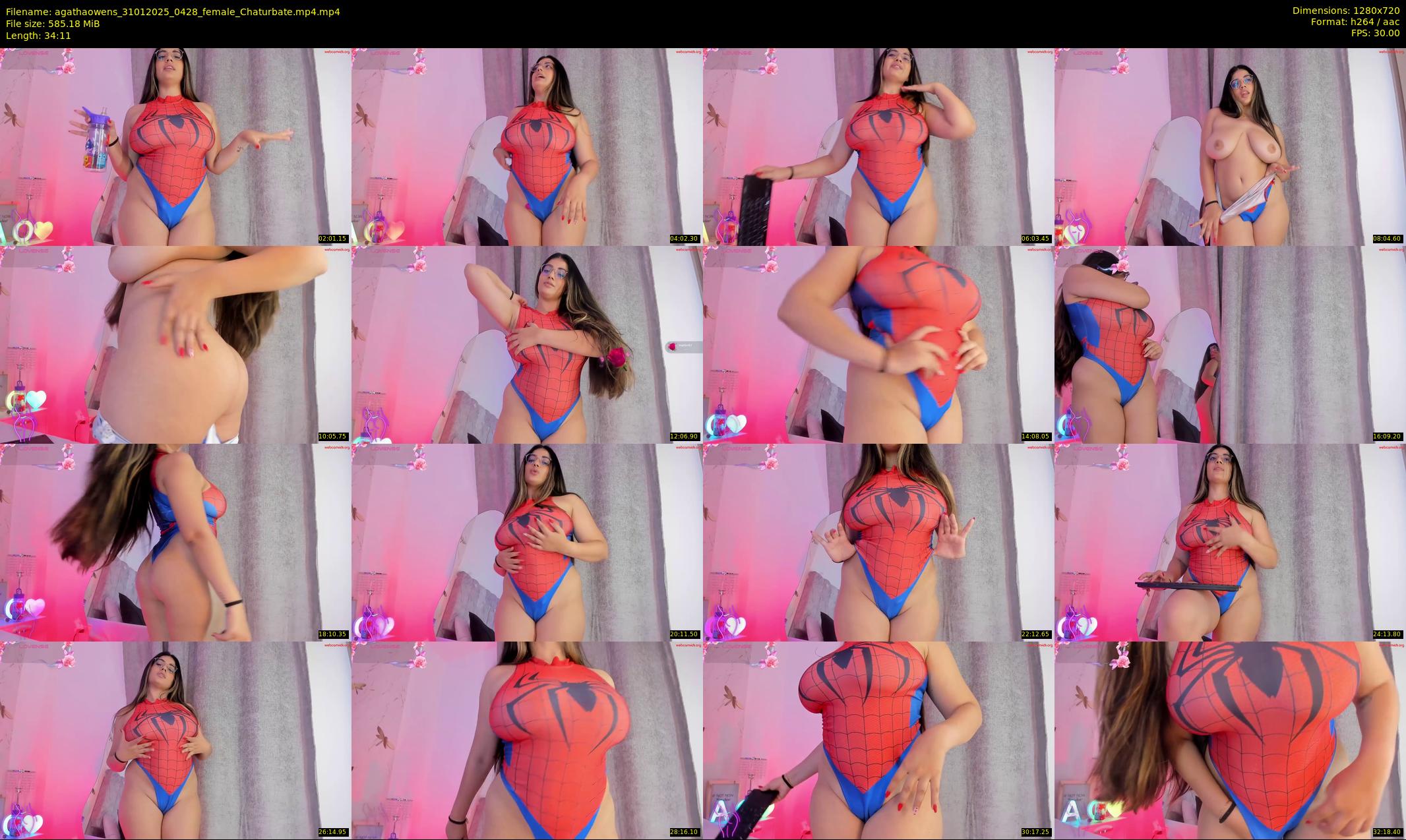 agathaowens — 35 minute Chaturbate female cam show recording, 720p, Jan 31, 2025