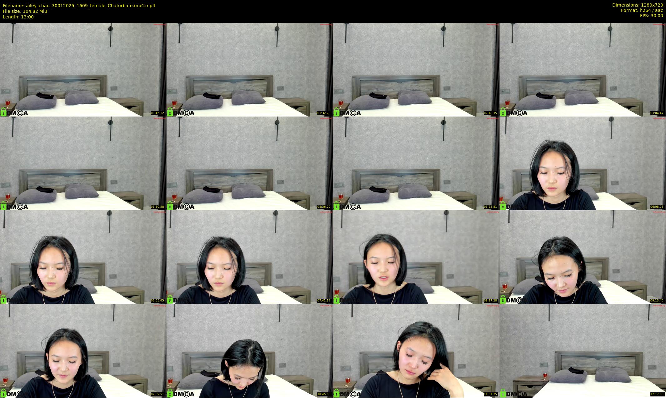 ailey_chao — 13 minute Chaturbate female cam show recording, 720p, Jan 30, 2025