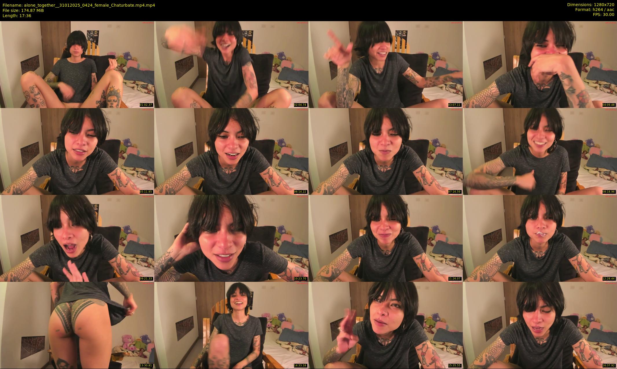 alone_together_ — 18 minute Chaturbate female cam show recording, 720p, Jan 31, 2025