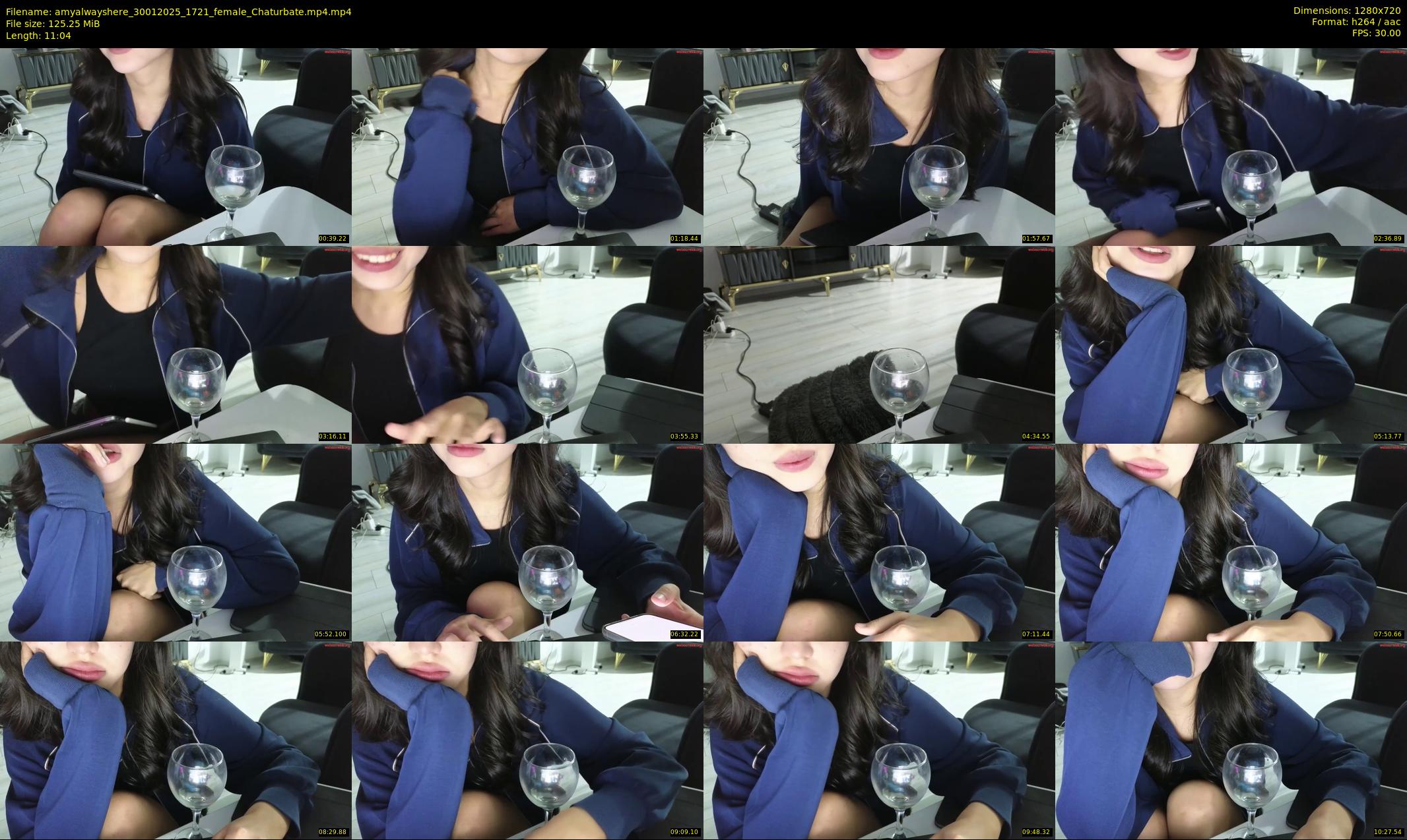 amyalwayshere — 12 minute Chaturbate female cam show recording, 720p, Jan 30, 2025