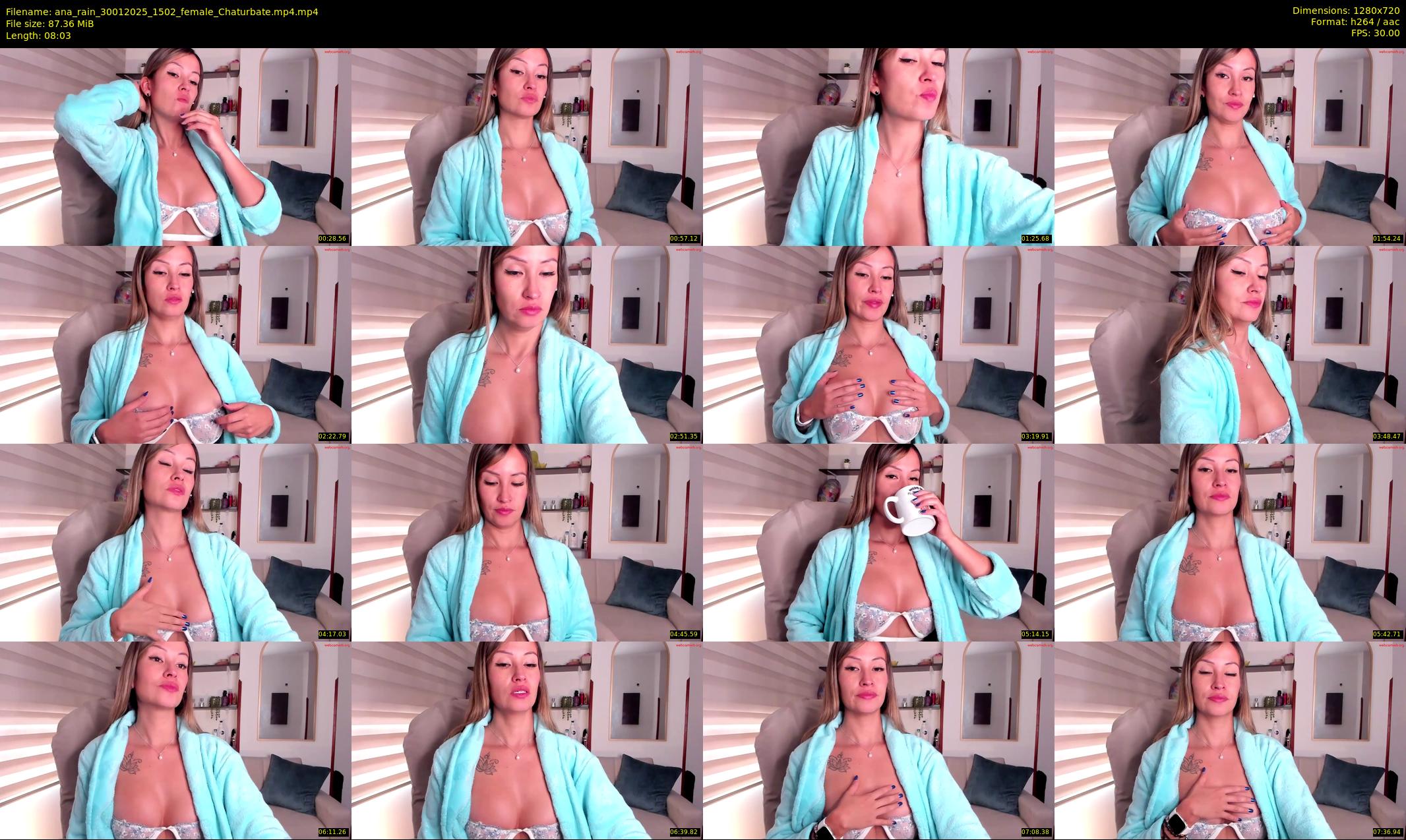 ana_rain — 9 minute Chaturbate female cam show recording, 720p, Jan 30, 2025