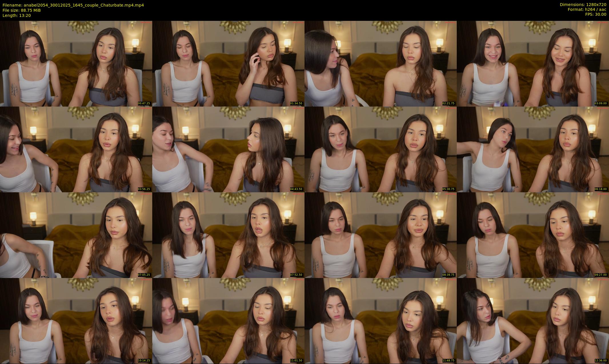 anabel2054 — 14 minute Chaturbate female cam show recording, 720p, Jan 30, 2025