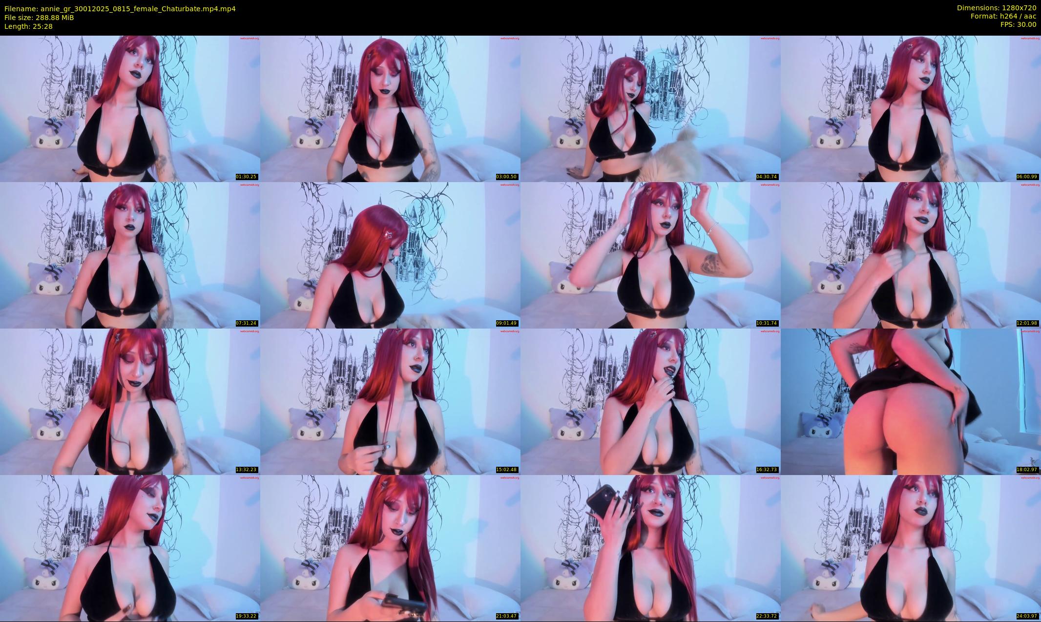 annie_gr — 26 minute Chaturbate female cam show recording, 720p, Jan 30, 2025