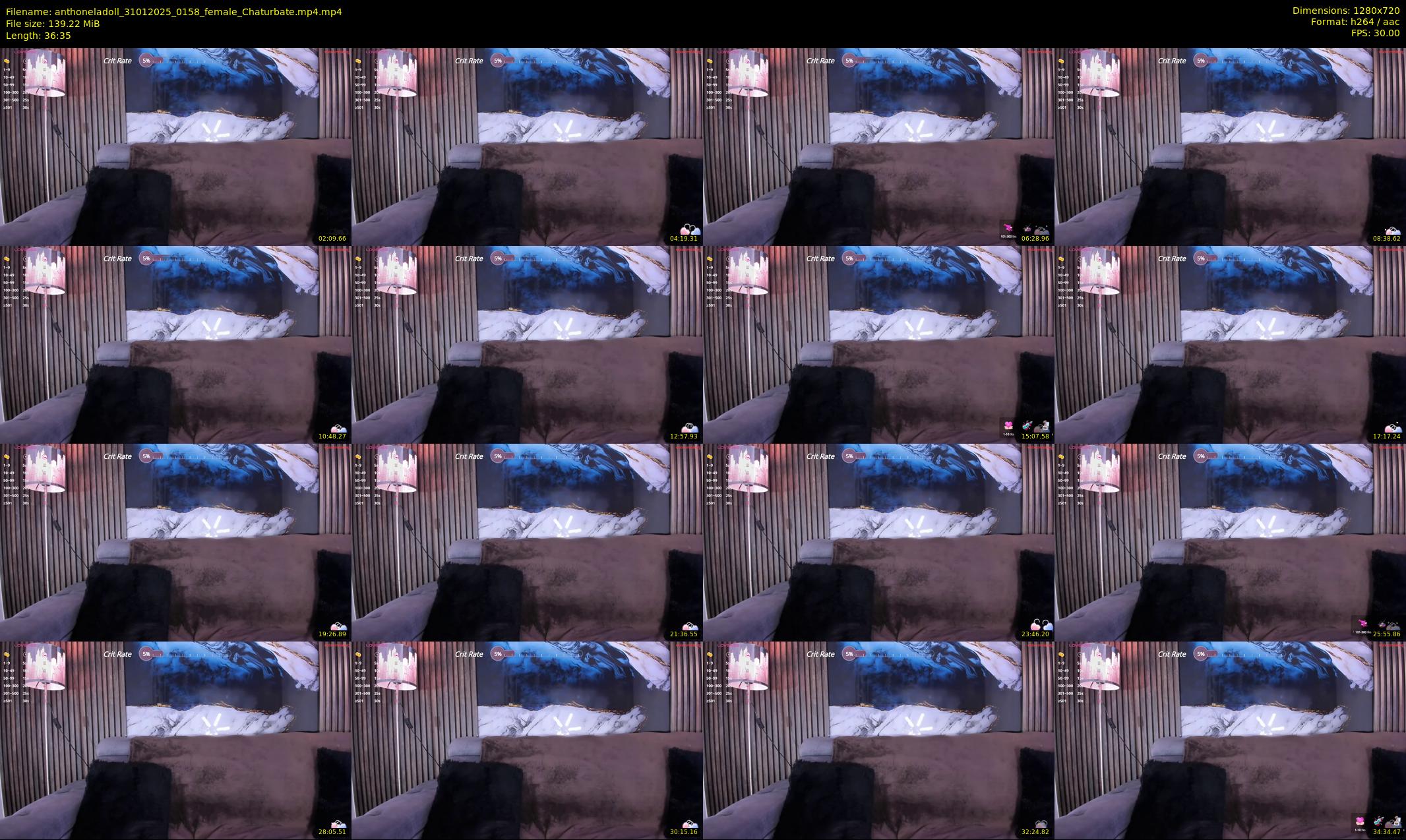 anthoneladoll — 37 minute Chaturbate female cam show recording, 720p, Jan 31, 2025