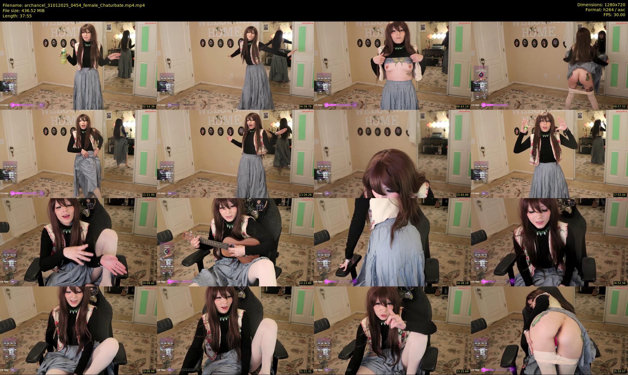 archancel — 38 minute Chaturbate female cam show recording, 720p, Jan 31, 2025