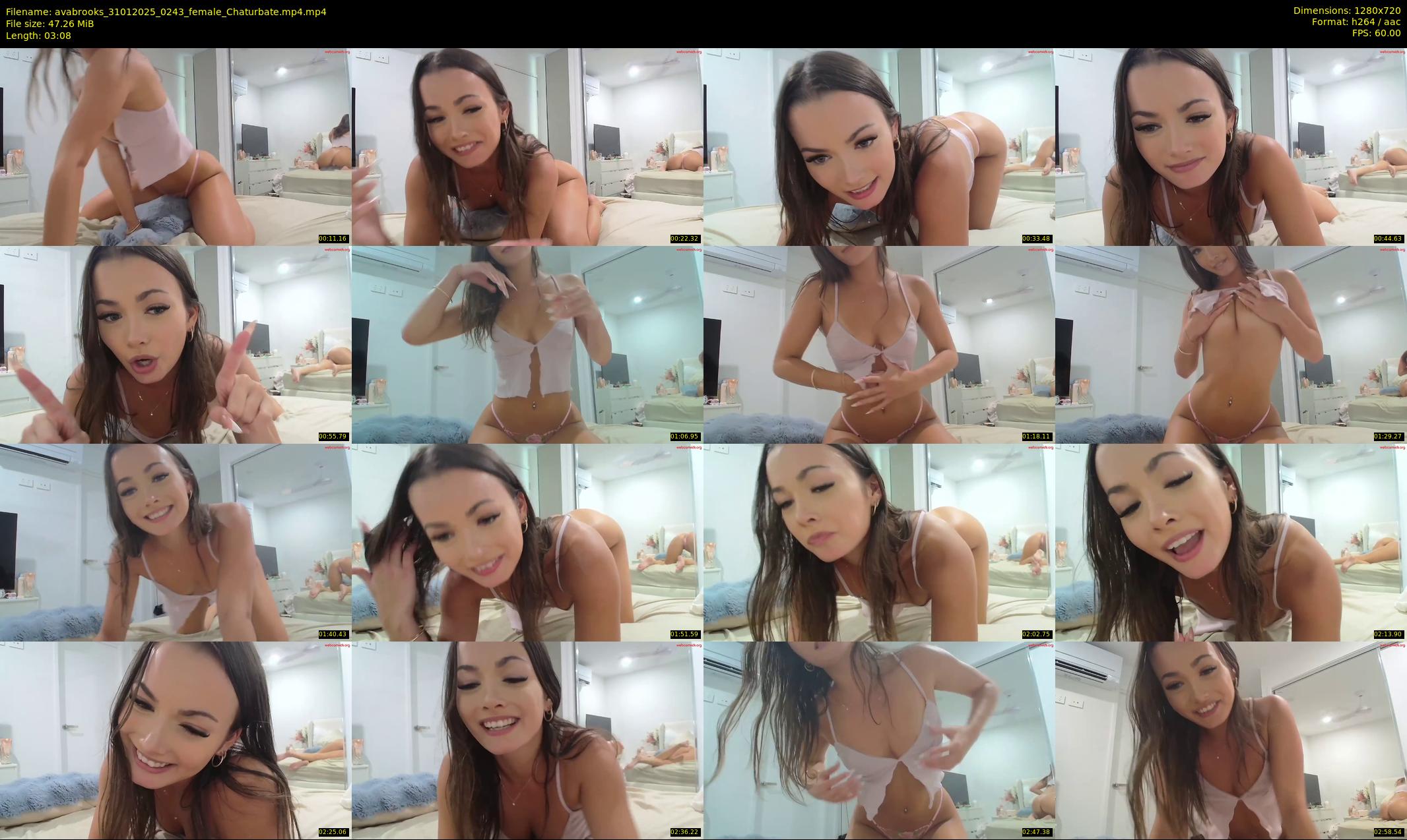 avabrooks — 4 minute Chaturbate female cam show recording, 720p, Jan 31, 2025