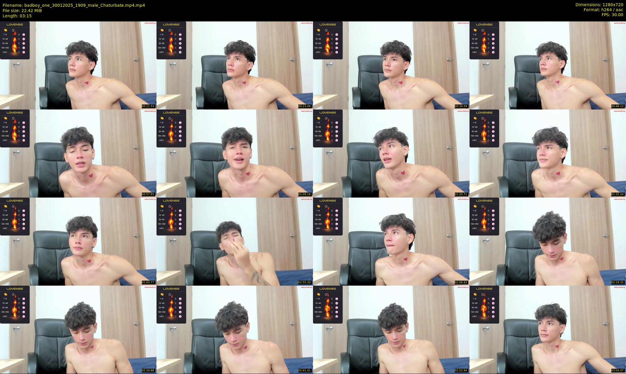 badboy_one — 4 minute Chaturbate male cam show recording, 720p, Jan 30, 2025