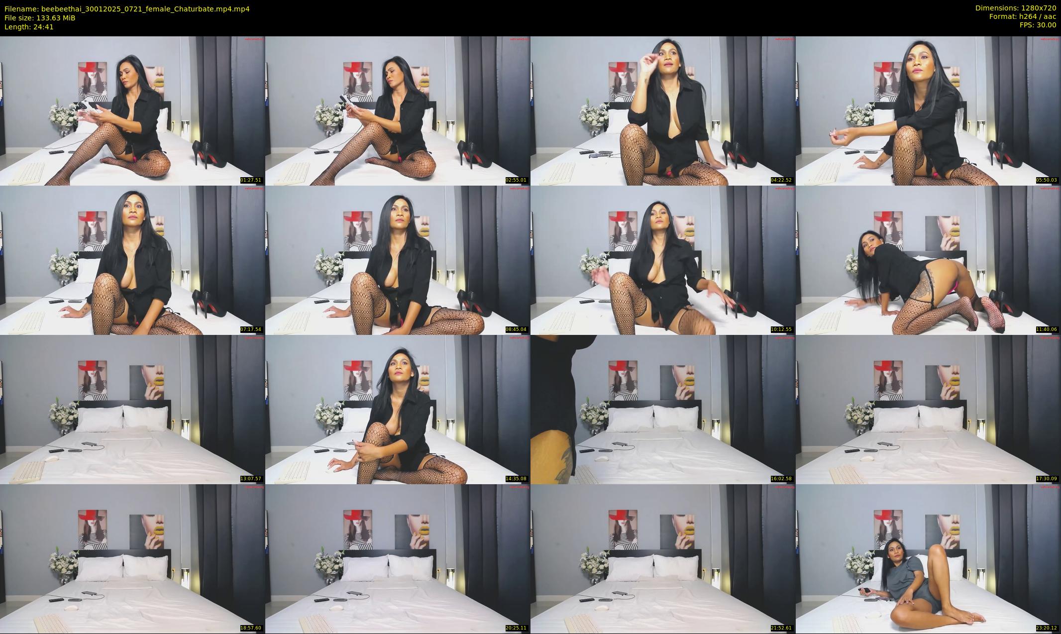 beebeethai — 25 minute Chaturbate female cam show recording, 720p, Jan 30, 2025