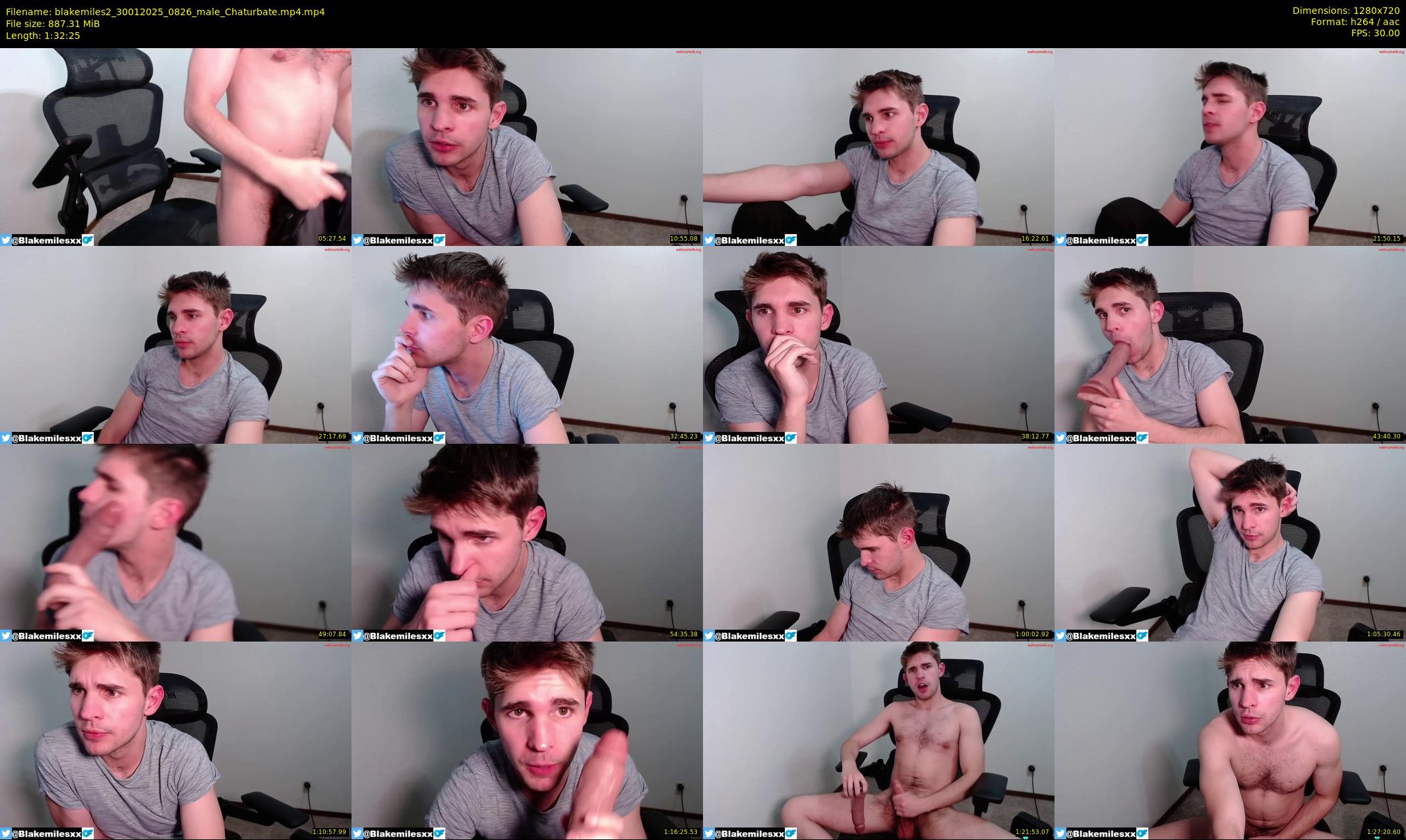 blakemiles2 — 93 minute Chaturbate male cam show recording, 720p, Jan 30, 2025