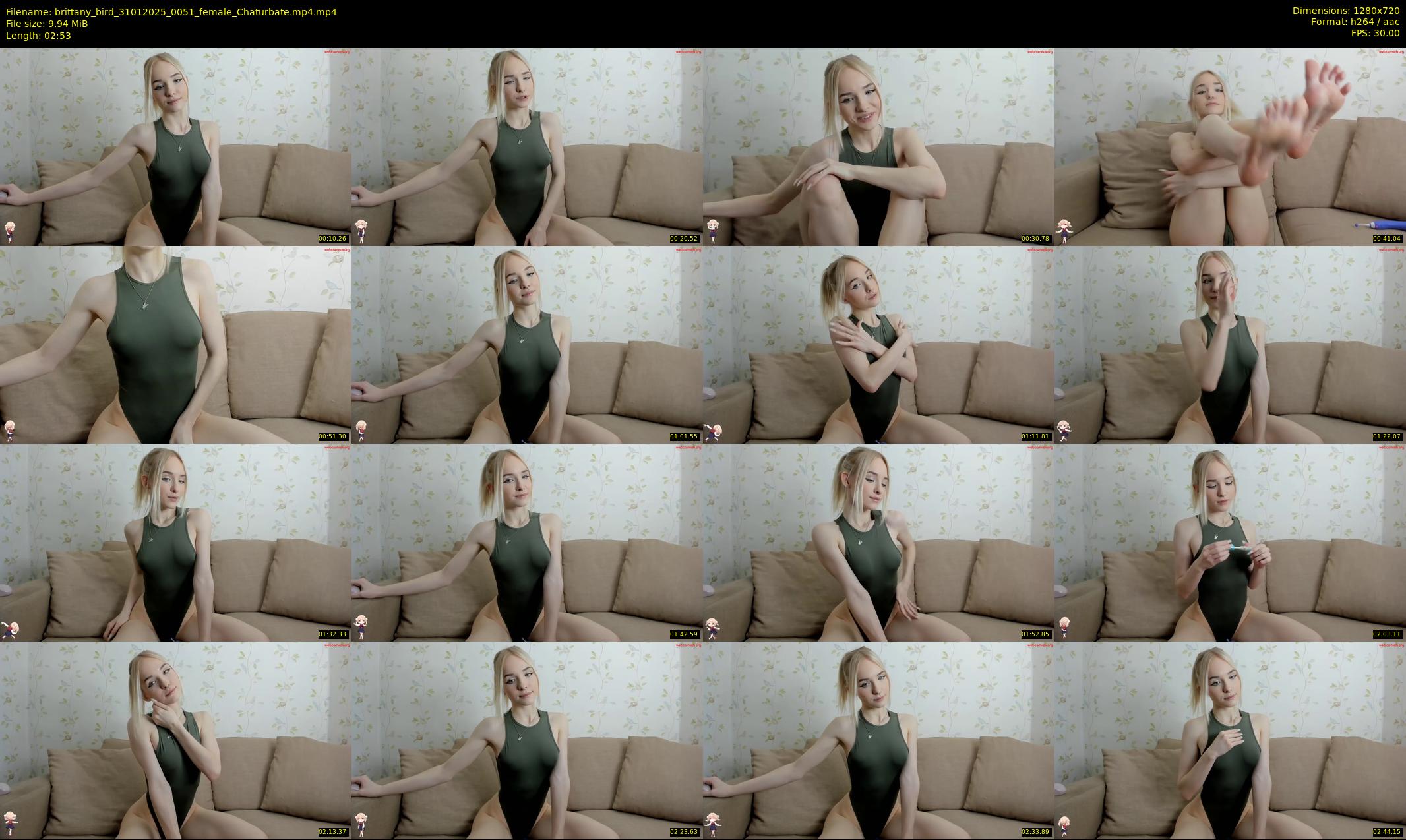 brittany_bird — 3 minute Chaturbate female cam show recording, 720p, Jan 31, 2025