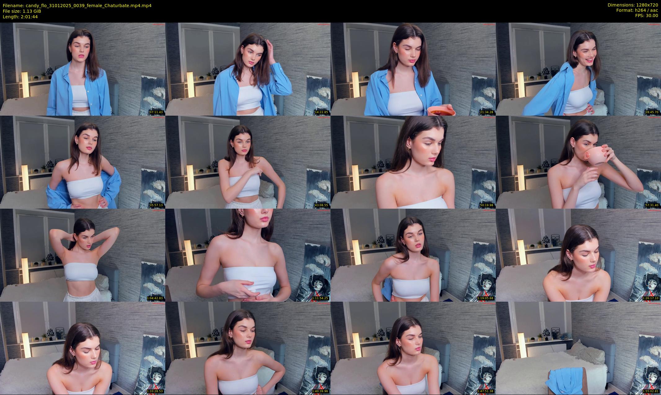 candy_flo — 122 minute Chaturbate female cam show recording, 720p, Jan 31, 2025