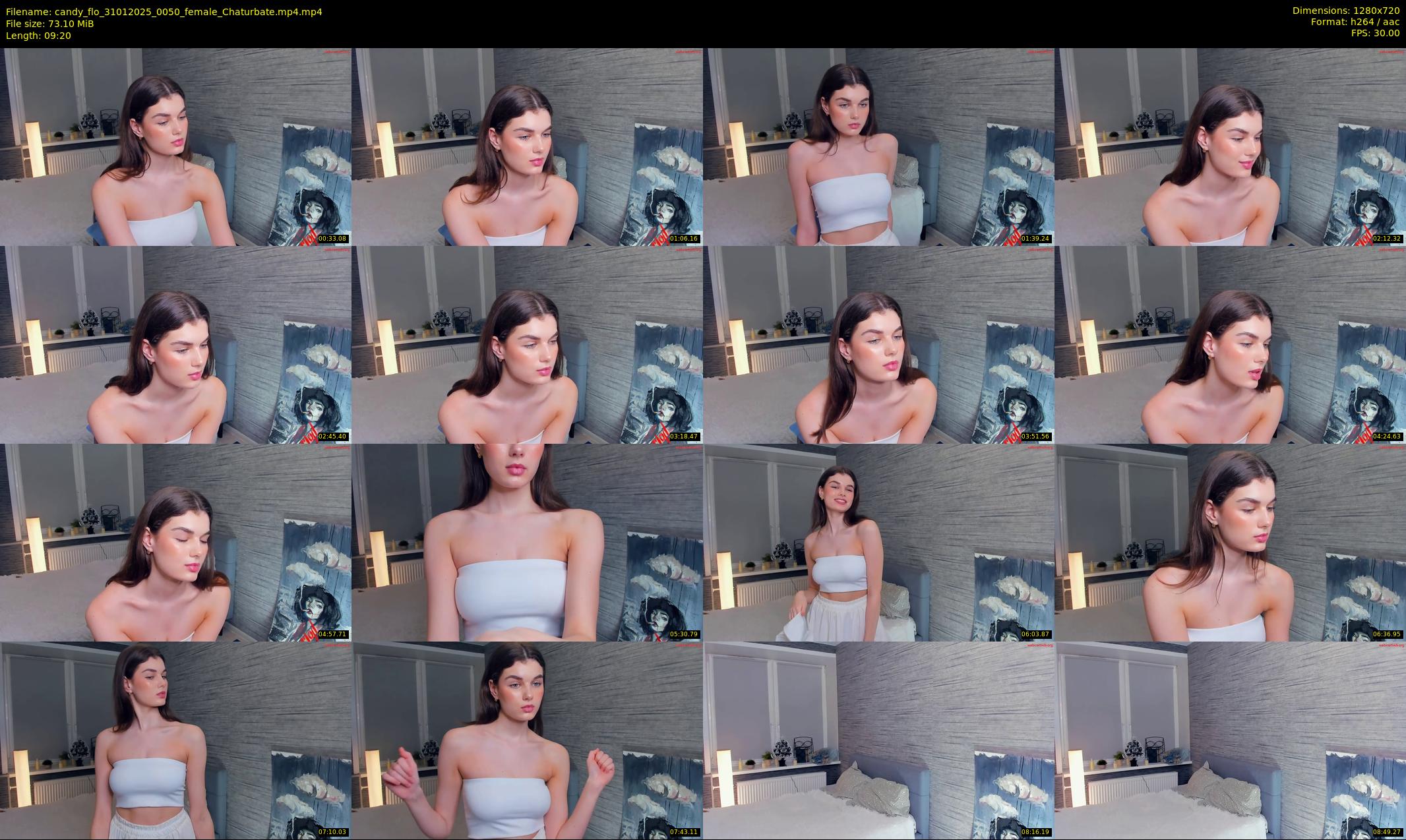 candy_flo — 10 minute Chaturbate female cam show recording, 720p, Jan 31, 2025