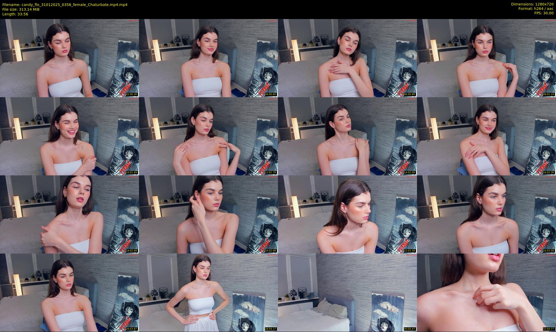 candy_flo — 34 minute Chaturbate female cam show recording, 720p, Jan 31, 2025