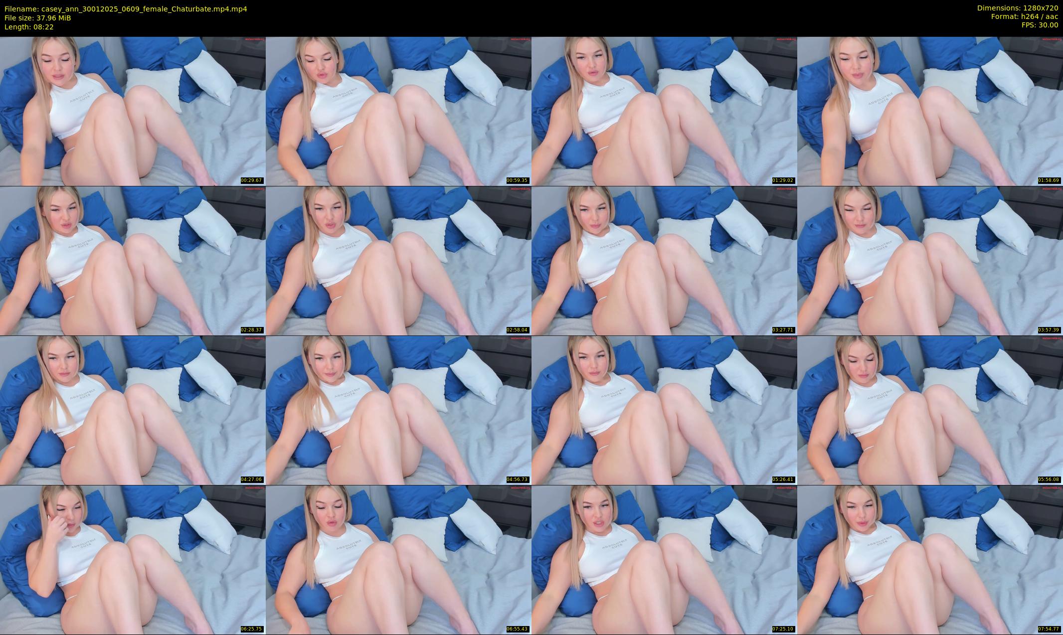 casey_ann — 9 minute Chaturbate female cam show recording, 720p, Jan 30, 2025