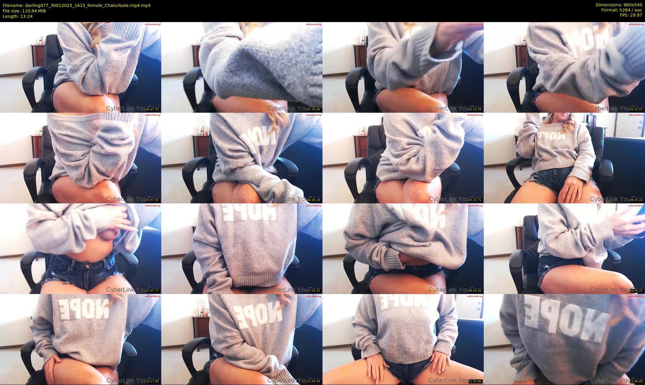 darlingd77 — 14 minute Chaturbate female cam show recording, 480p, Jan 30, 2025