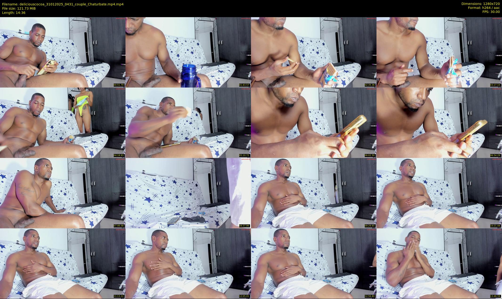 deliciouscocoa — 15 minute Chaturbate couple cam show recording, 720p, Jan 31, 2025