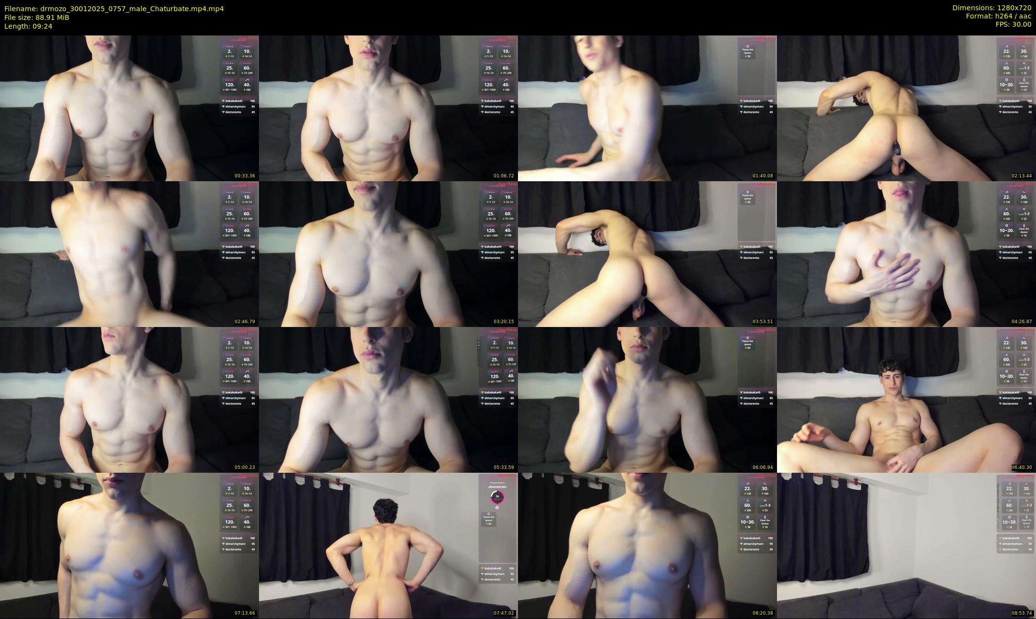 drmozo — 10 minute Chaturbate male cam show recording, 720p, Jan 30, 2025