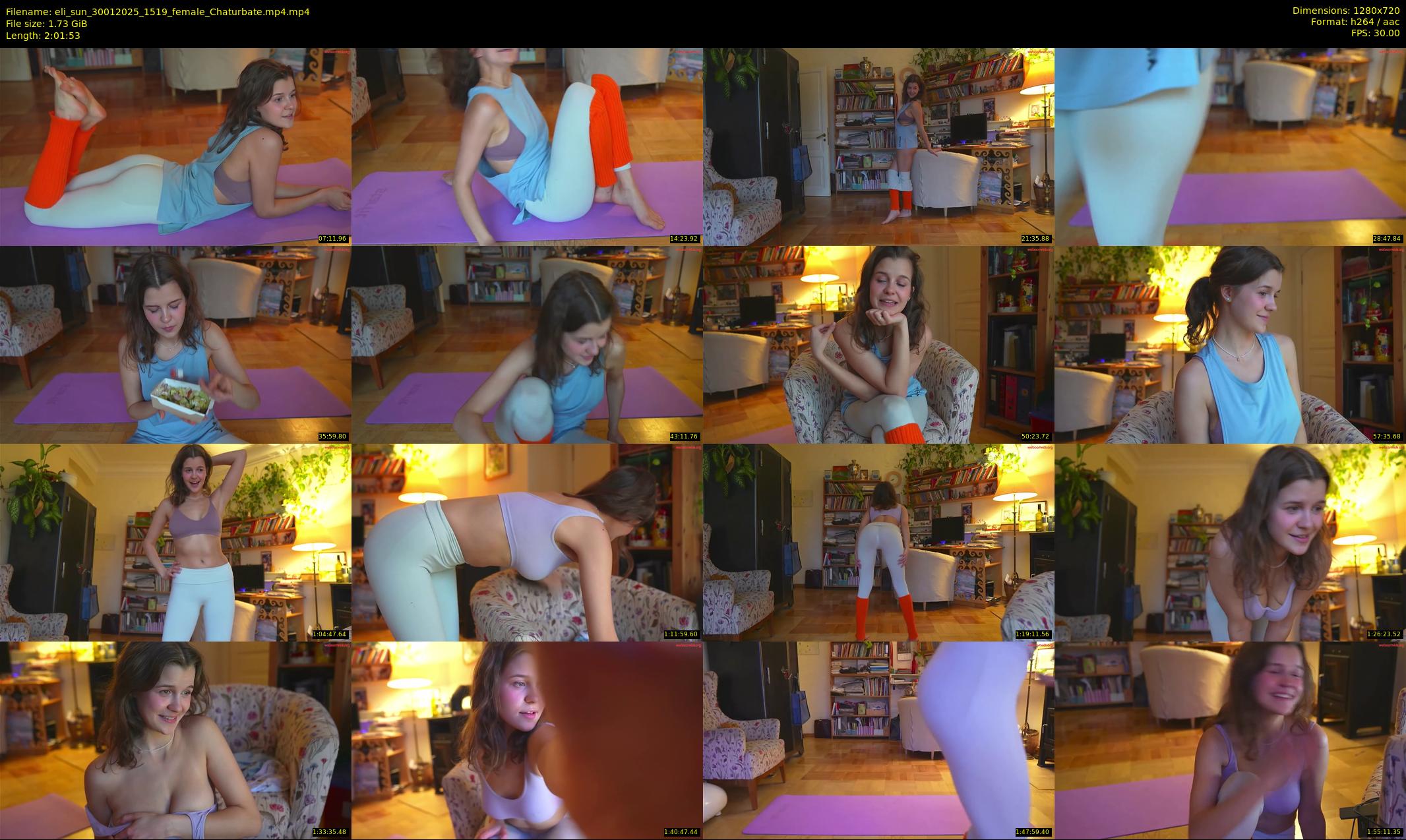 eli_sun — 122 minute Chaturbate female cam show recording, 720p, Jan 30, 2025