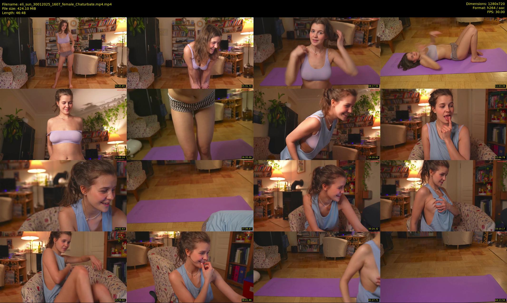 eli_sun — 47 minute Chaturbate female cam show recording, 720p, Jan 30, 2025