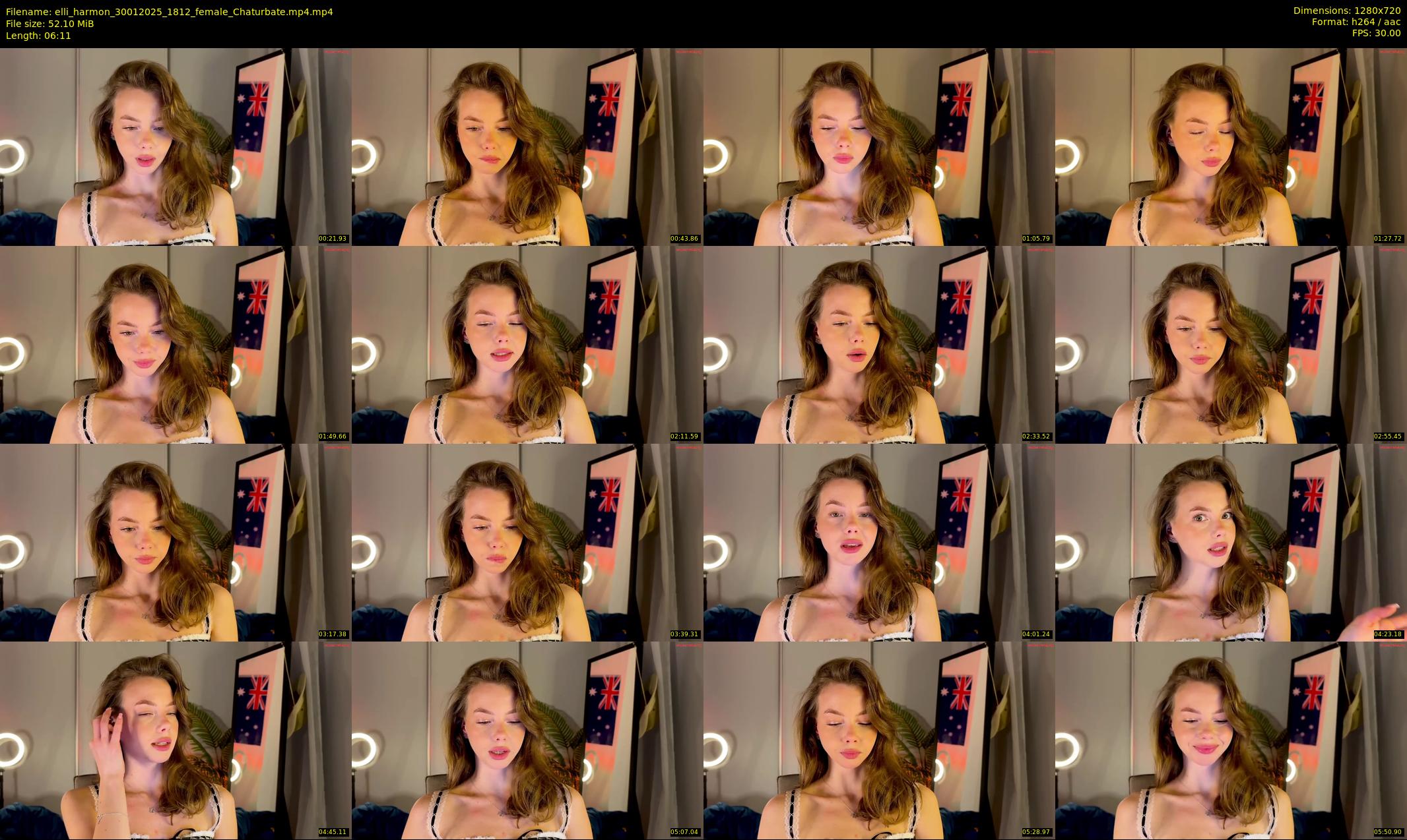 elli_harmon — 7 minute Chaturbate female cam show recording, 720p, Jan 30, 2025