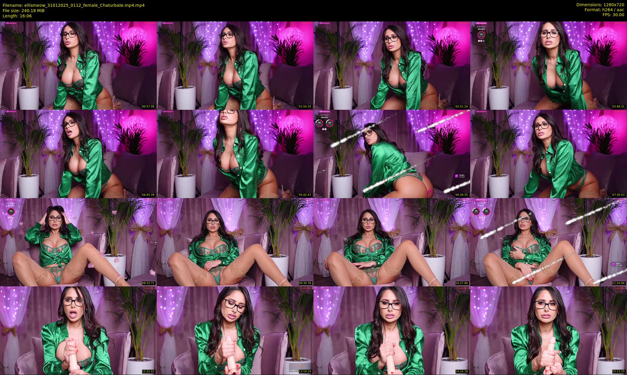 ellismeow — 17 minute Chaturbate female cam show recording, 720p, Jan 31, 2025