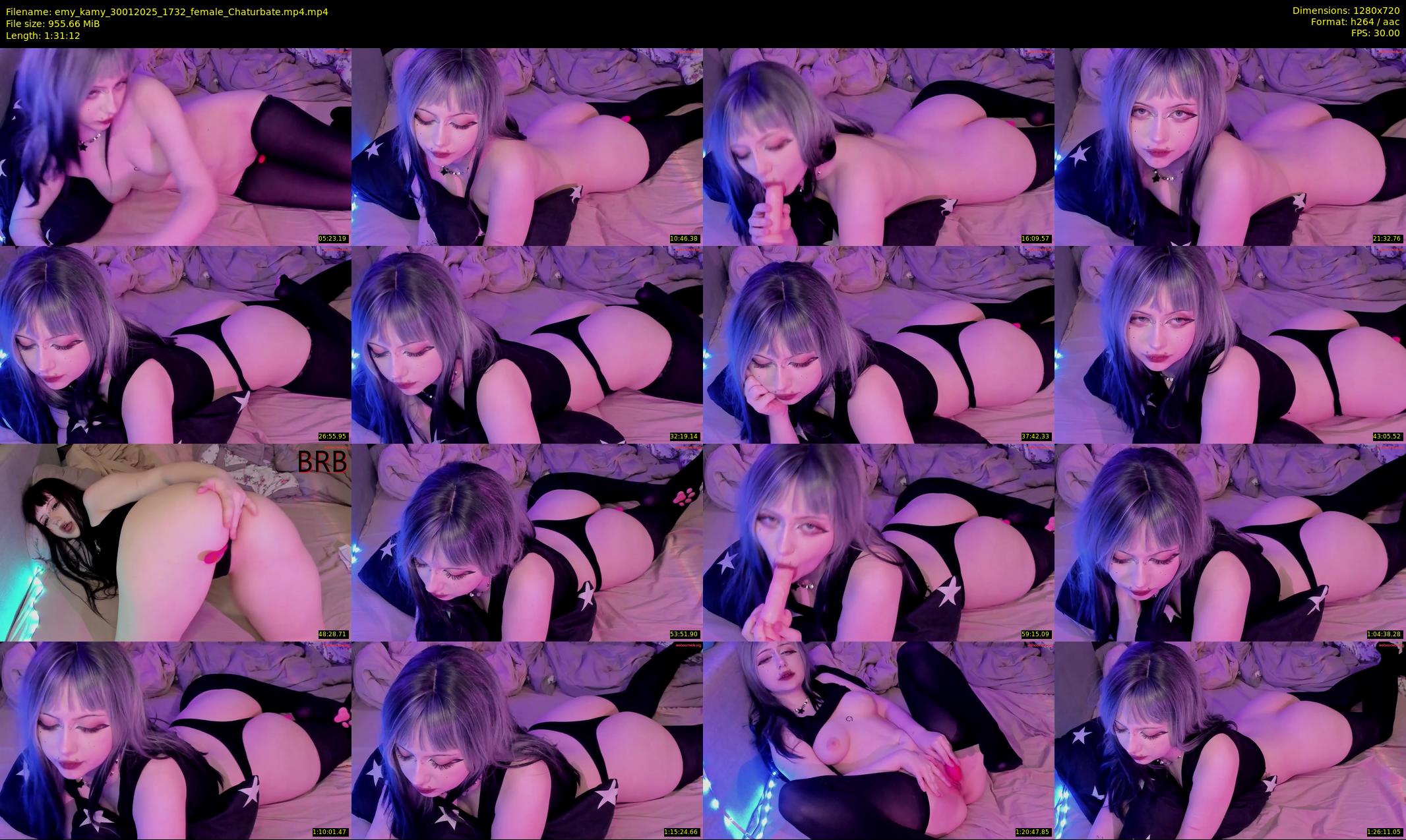 emy_kamy — 92 minute Chaturbate female cam show recording, 720p, Jan 30, 2025