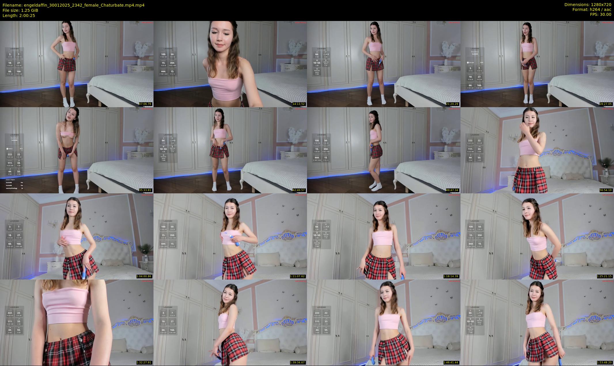 engeldaffin — 121 minute Chaturbate female cam show recording, 720p, Jan 30, 2025