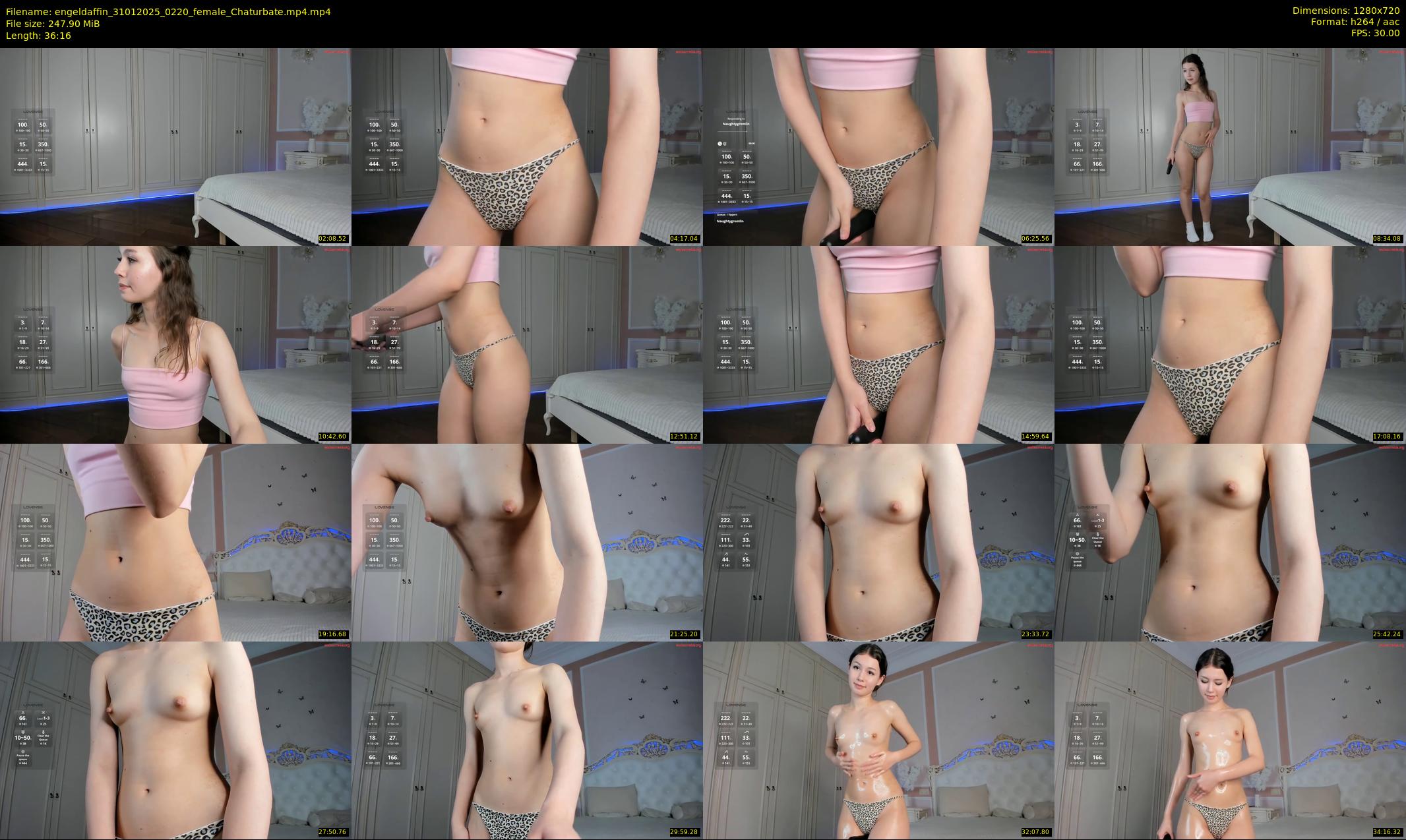 engeldaffin — 37 minute Chaturbate female cam show recording, 720p, Jan 31, 2025