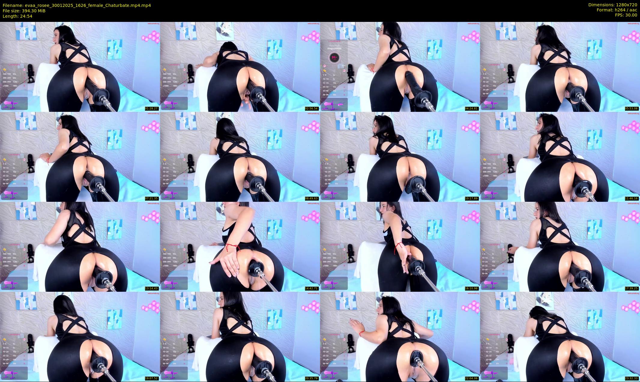 evaa_rosee — 25 minute Chaturbate female cam show recording, 720p, Jan 30, 2025