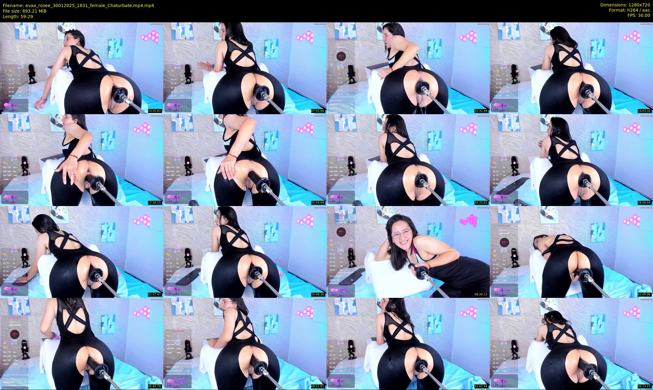evaa_rosee — 60 minute Chaturbate female cam show recording, 720p, Jan 30, 2025