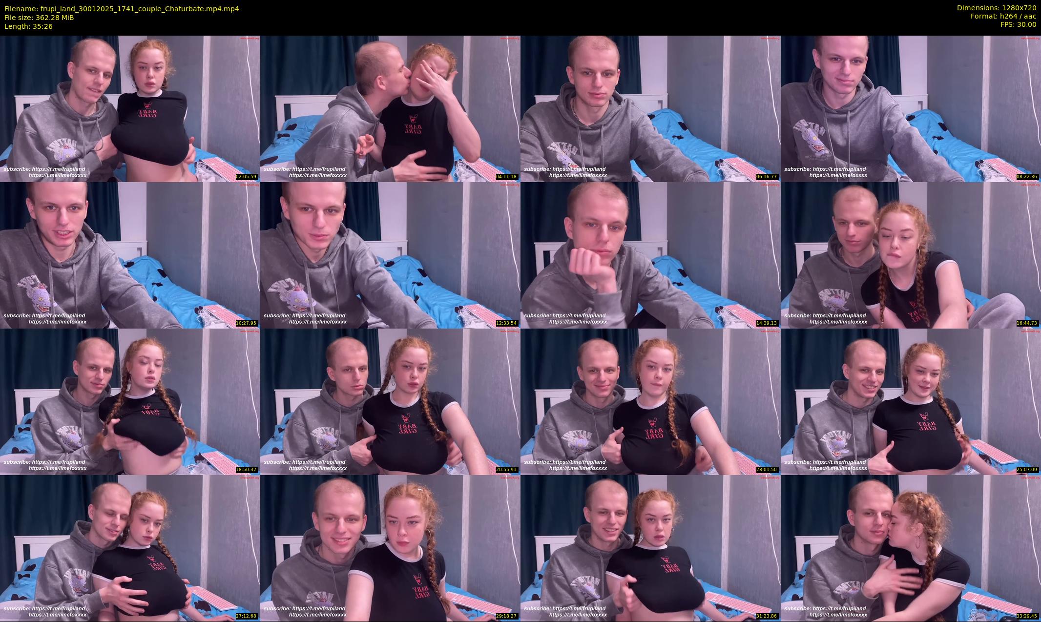 frupi_land — 36 minute Chaturbate couple cam show recording, 720p, Jan 30, 2025