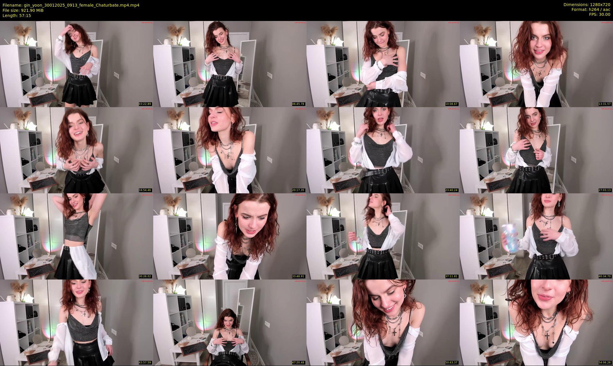 gin_yoon — 58 minute Chaturbate female cam show recording, 720p, Jan 30, 2025