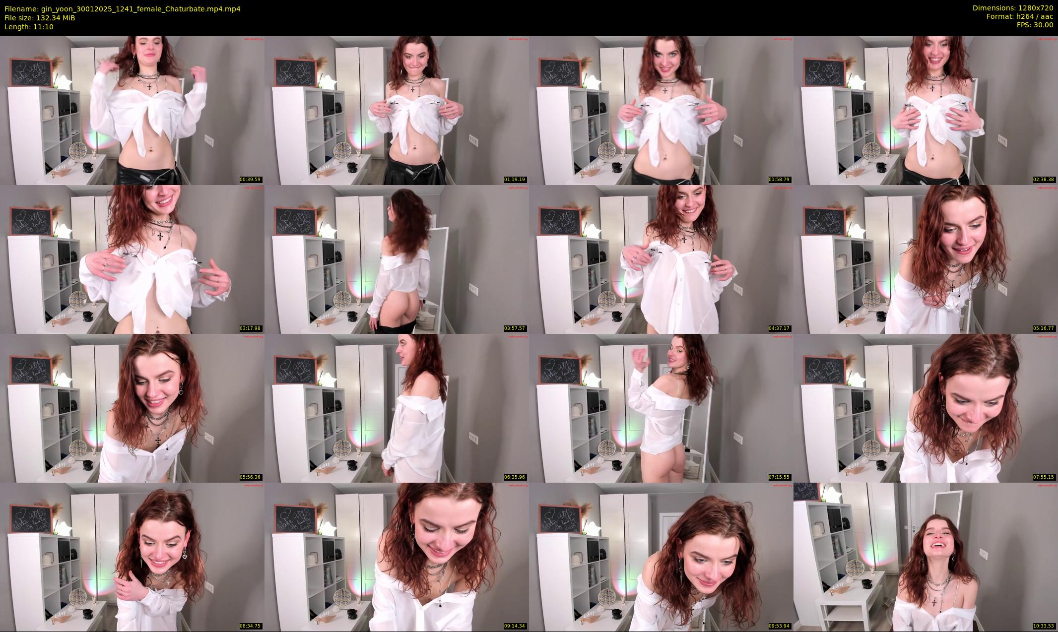 gin_yoon — 12 minute Chaturbate female cam show recording, 720p, Jan 30, 2025