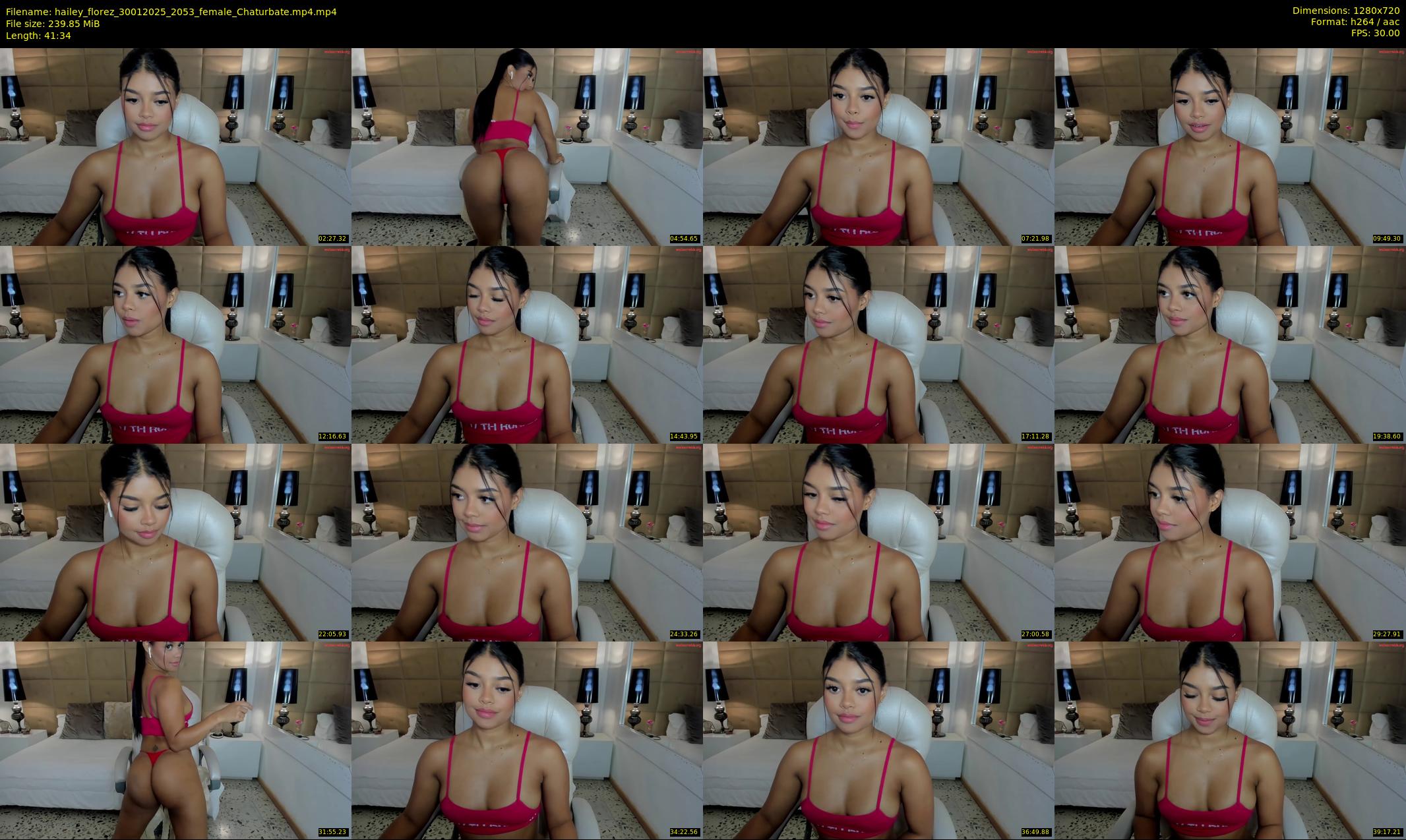 hailey_florez — 42 minute Chaturbate female cam show recording, 720p, Jan 30, 2025